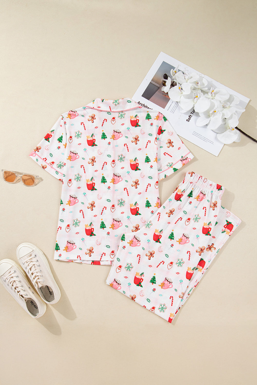 Pink Christmas Spirit Pyjama Set - eAura
