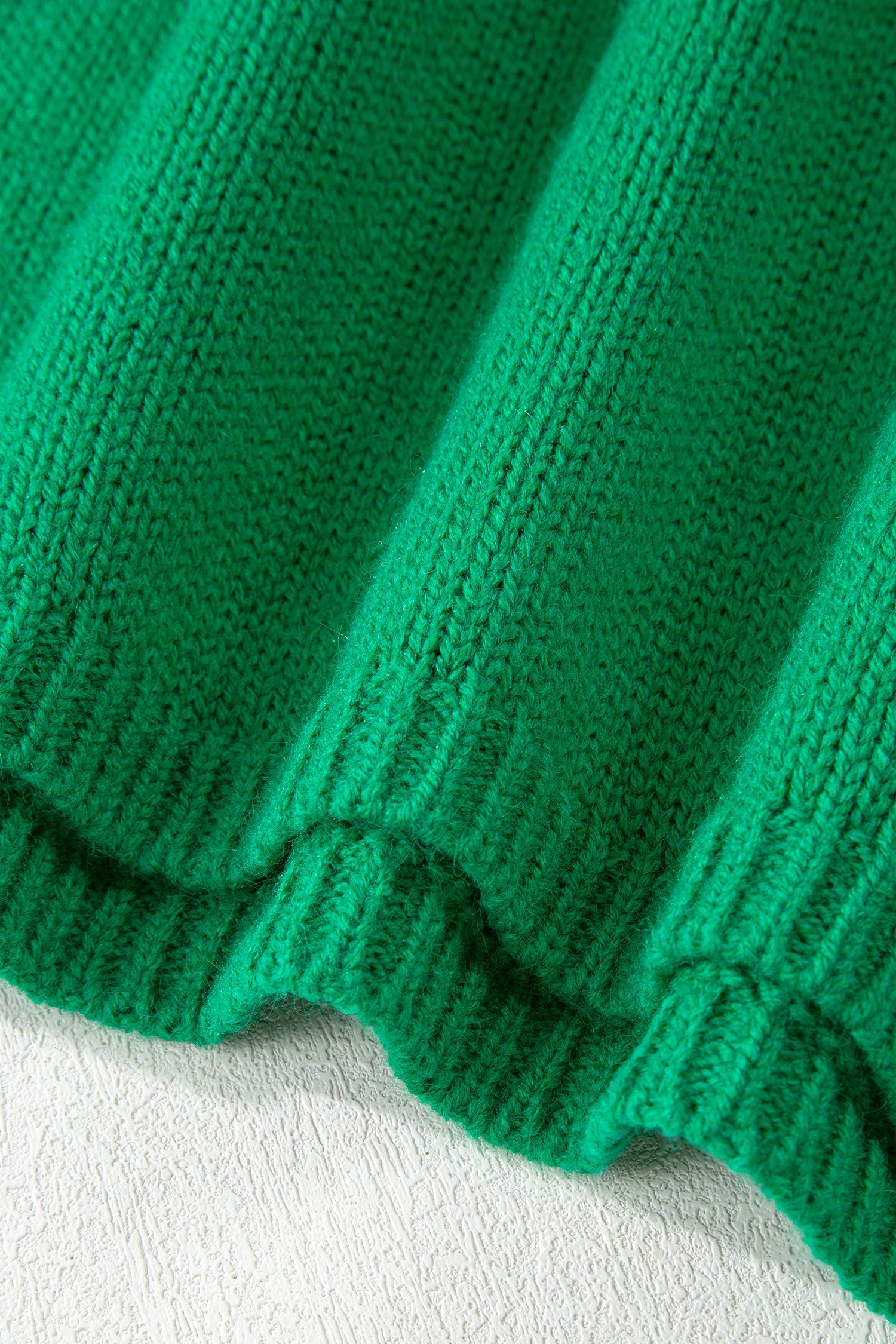 Bow Backless Bubble Sleeve Sweater - eAura