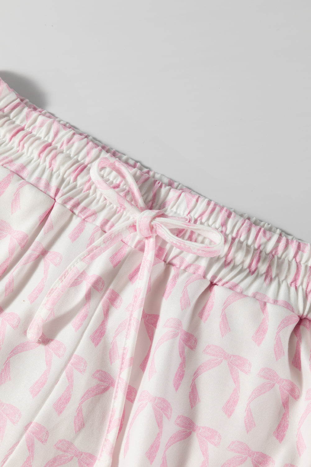 Pink Striped 3/4 Sleeve Drop Shoulder Top eAura