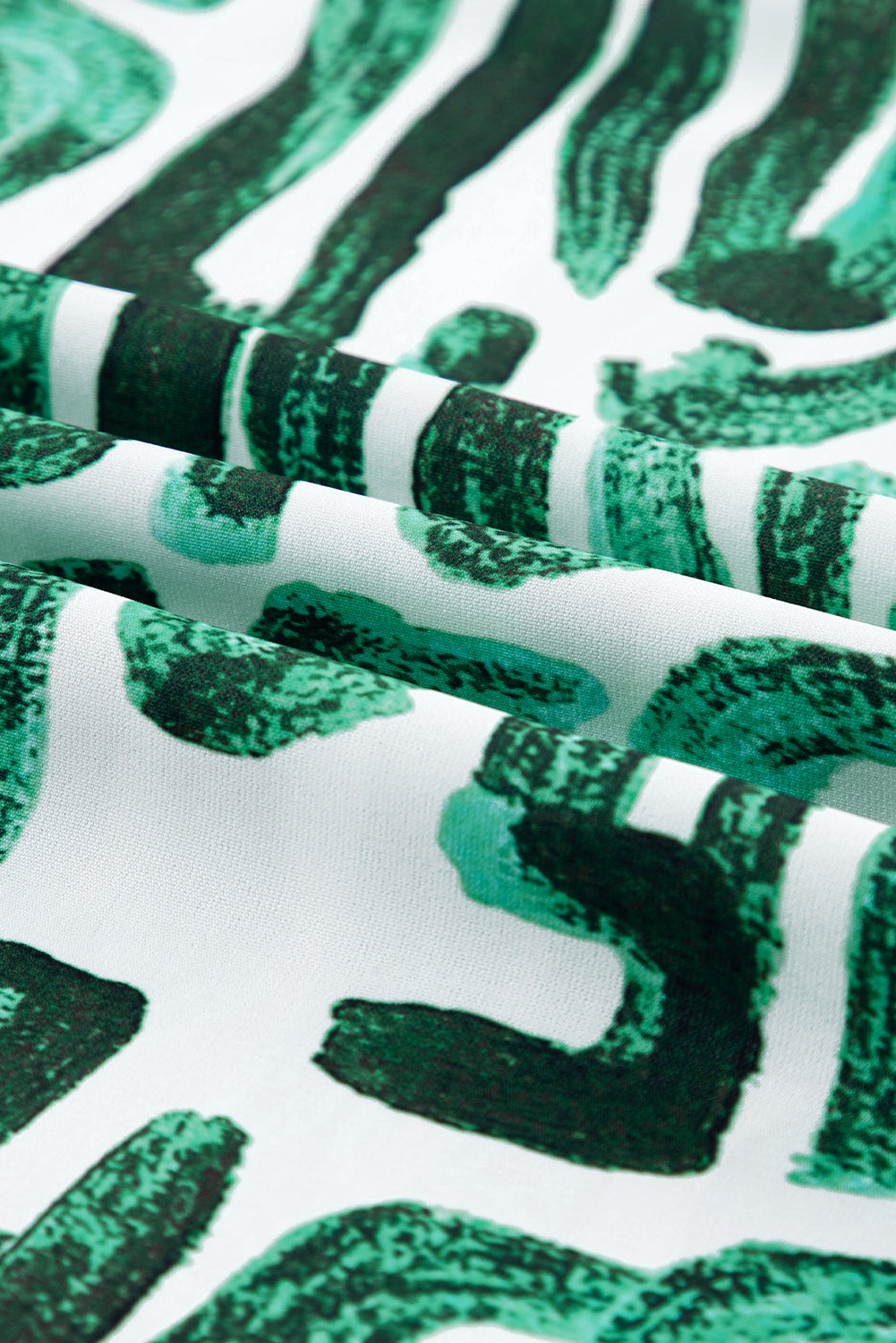 Beige Embroidered Puff Sleeve Frilled Neck Printed Top eAura