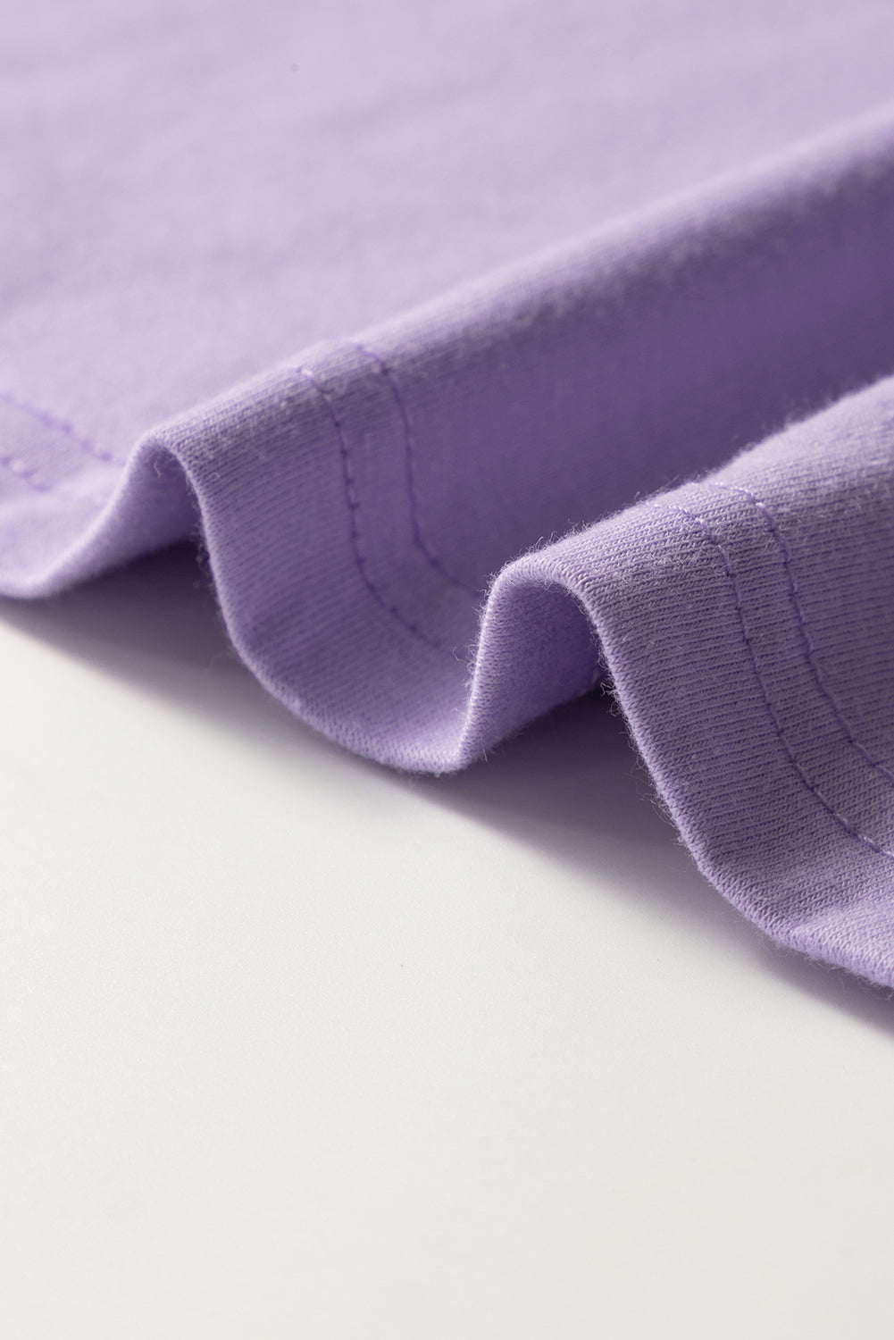 Wisteria Casual Plain Crew Neck Tee Dear-Lover Dropshipping