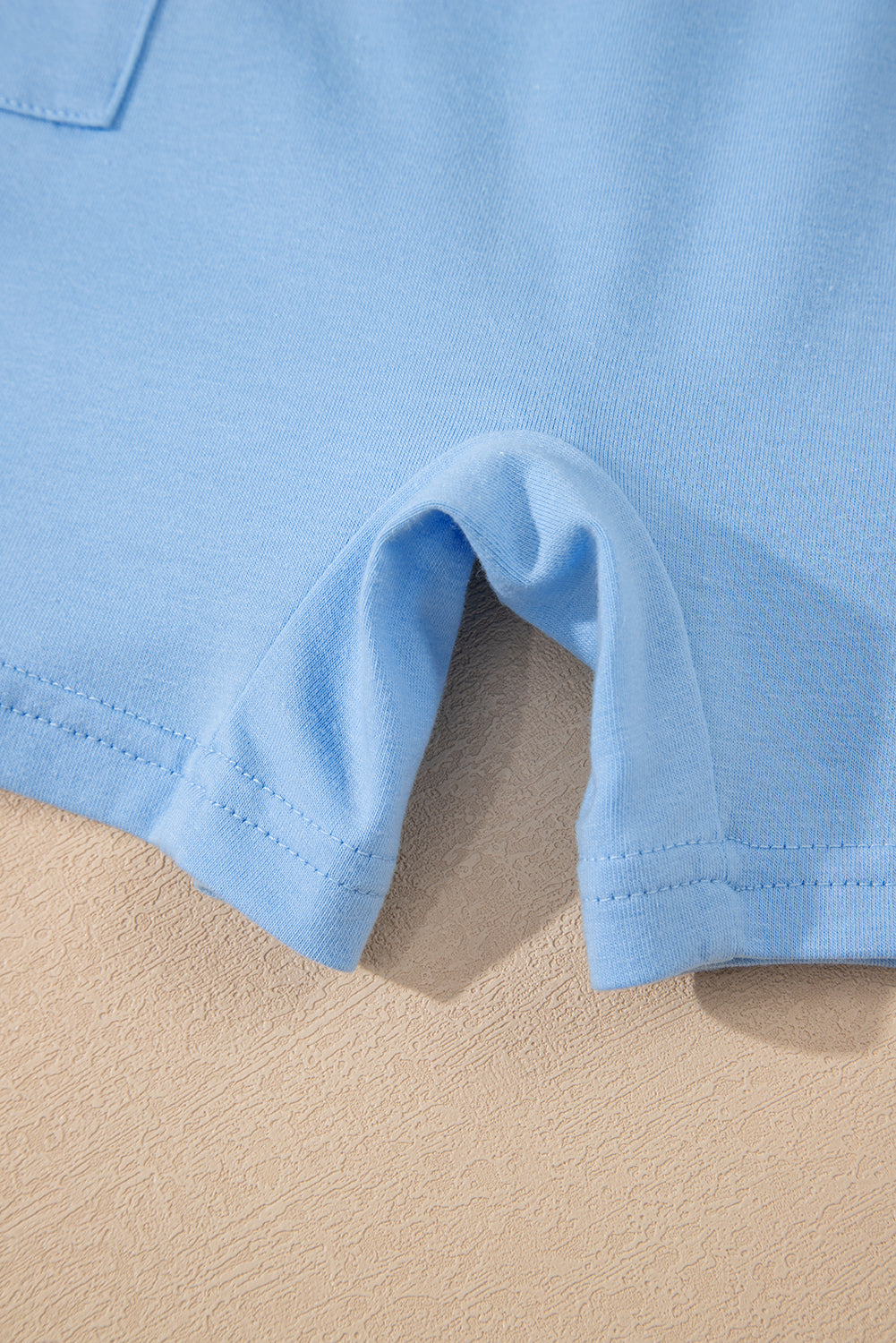 Loose Half Sleeve V-Neck Knit Romper eAura