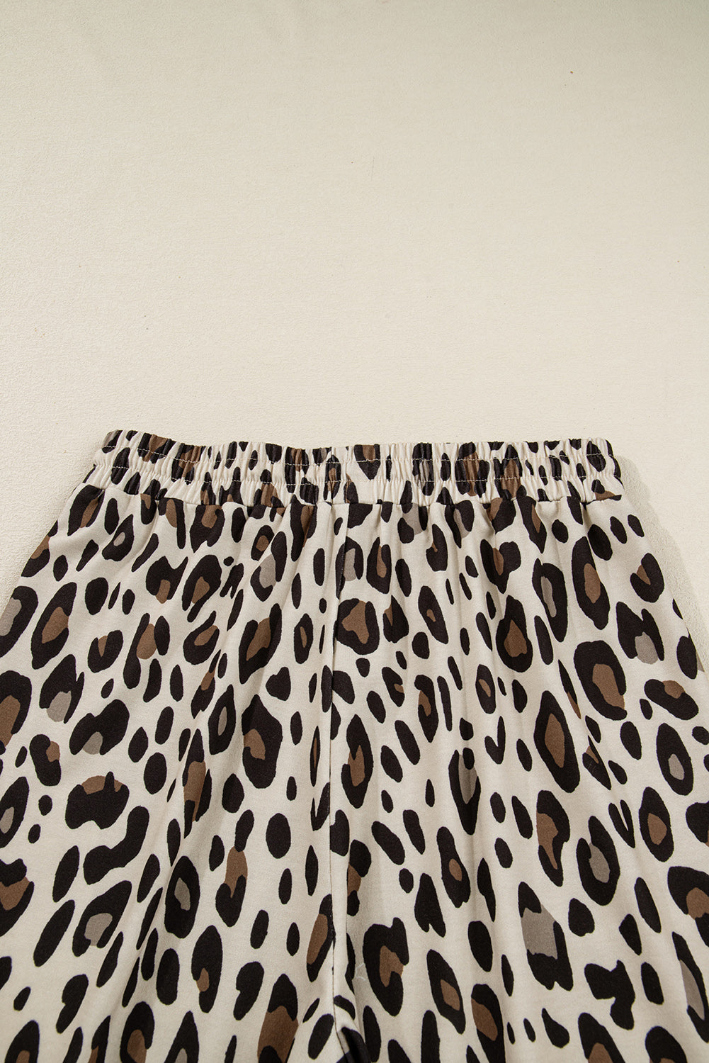 Leopard Wide Leg Cropped Trousers - eAura