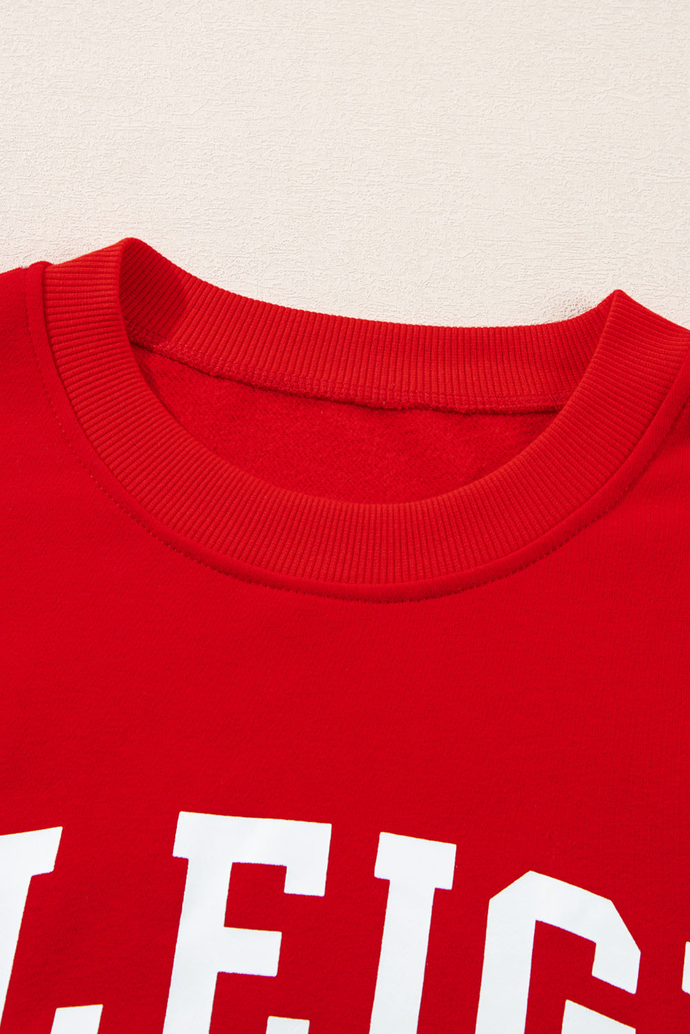 Red SLEIGH Snowflake Print Long Sleeve and Shorts Pyjama Set - eAura