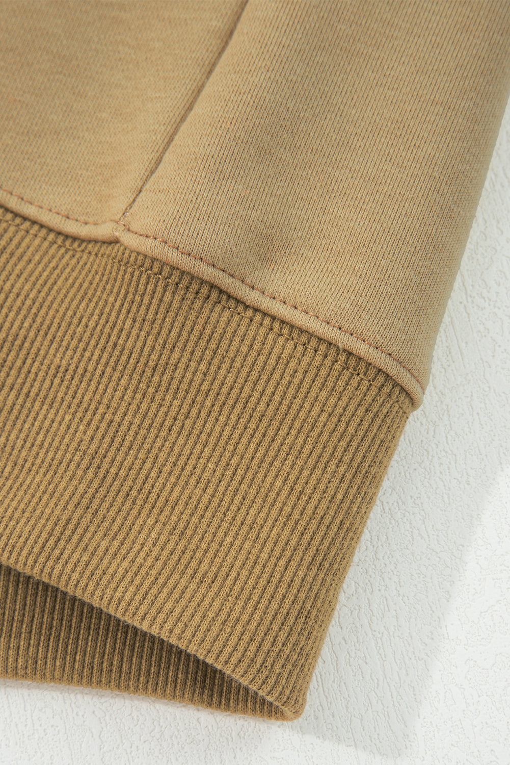 Contrast Star Patchwork Exposed Seam Uneven Hem Drop Shoulder Sweatshirt - eAura