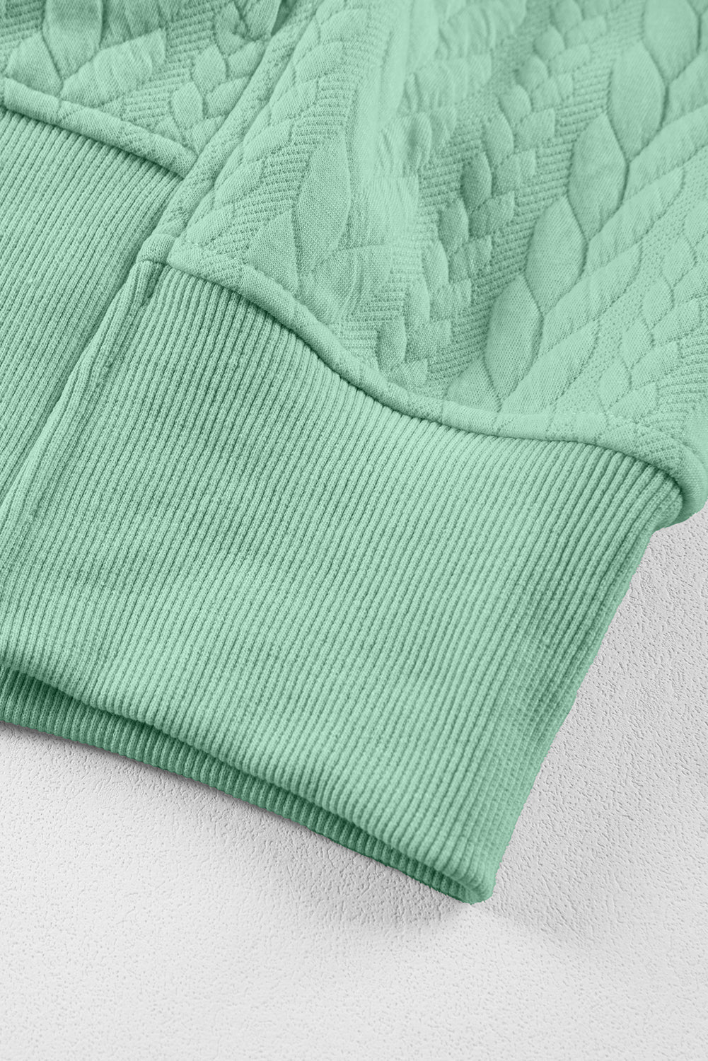 Cable Textured Baggy Hoodie - Tops/Sweatshirts & Hoodies