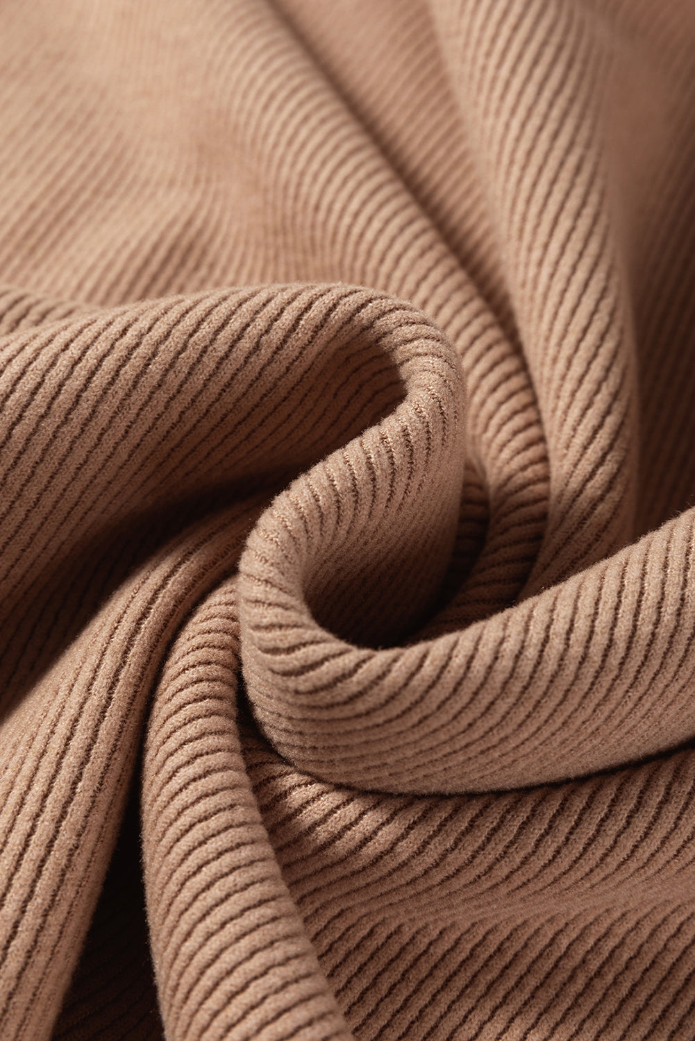 Pullover Hoodie and High Waist Bottoms Soft Cord Co-ord Set - eAura