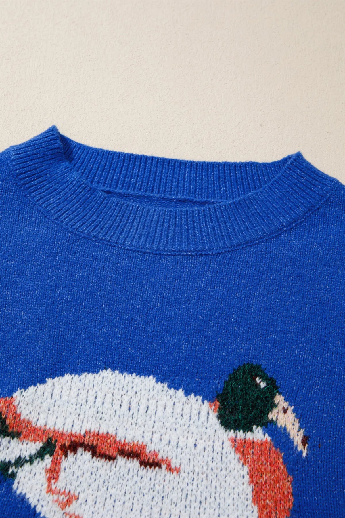 Drop Shoulder Long Sleeve Sweater – Sky Blue