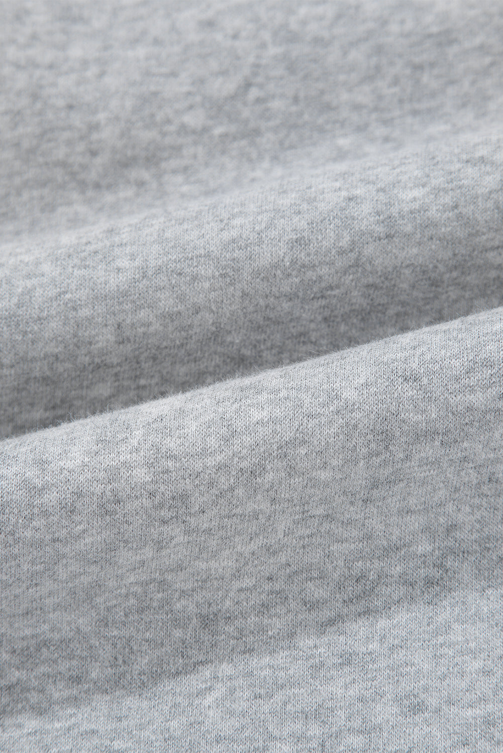 Solid Color Crisscross Elastic Waist Sweatpants – Light Grey