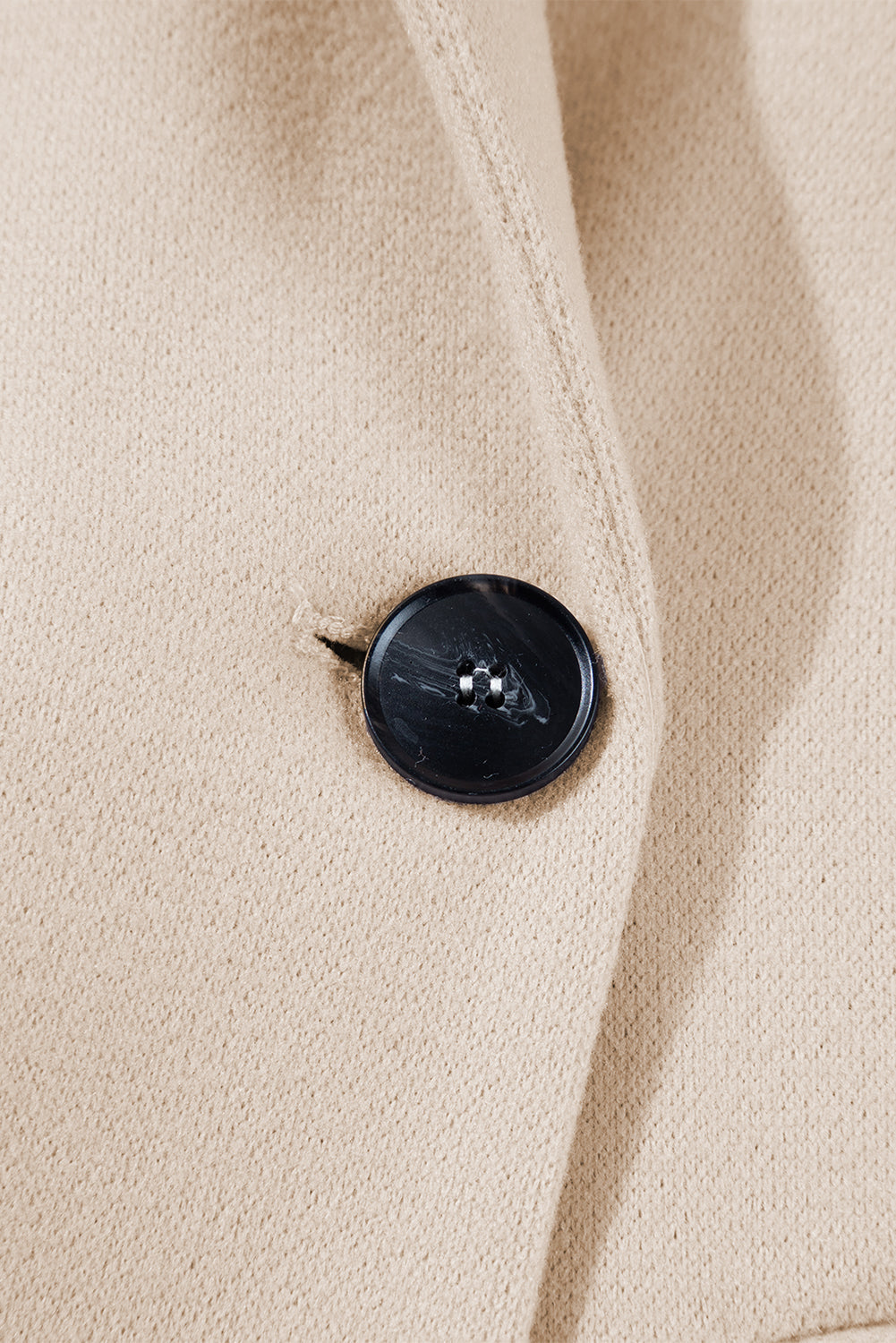 Dark Khaki Single Breasted Lapel Collar Flap Pocketed Overcoat - eAura