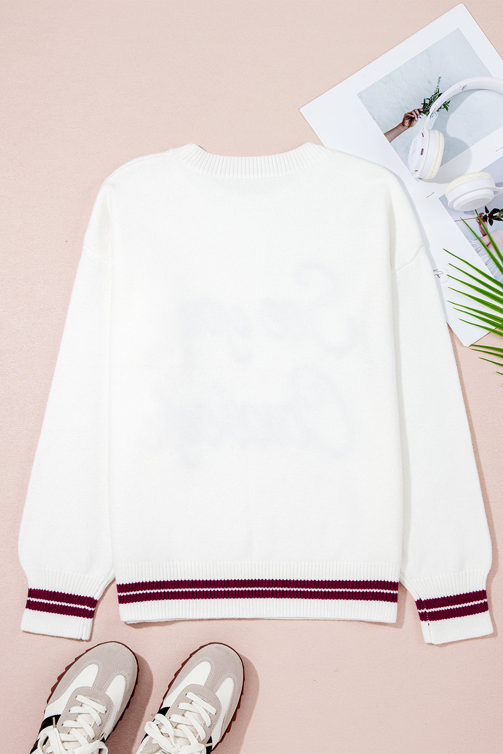 White See You Cowboy Embroidered Western Graphic Sweater Dear-Lover Dropshipping
