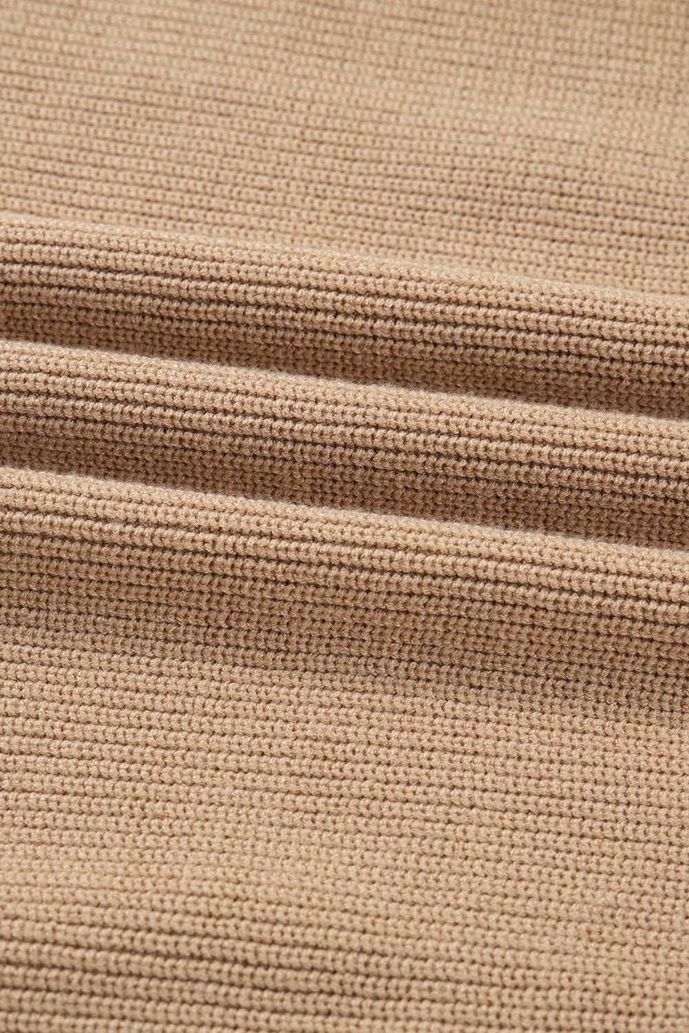 Pearl Embellished Keyhole Ribbed Sweater Dress - eAura