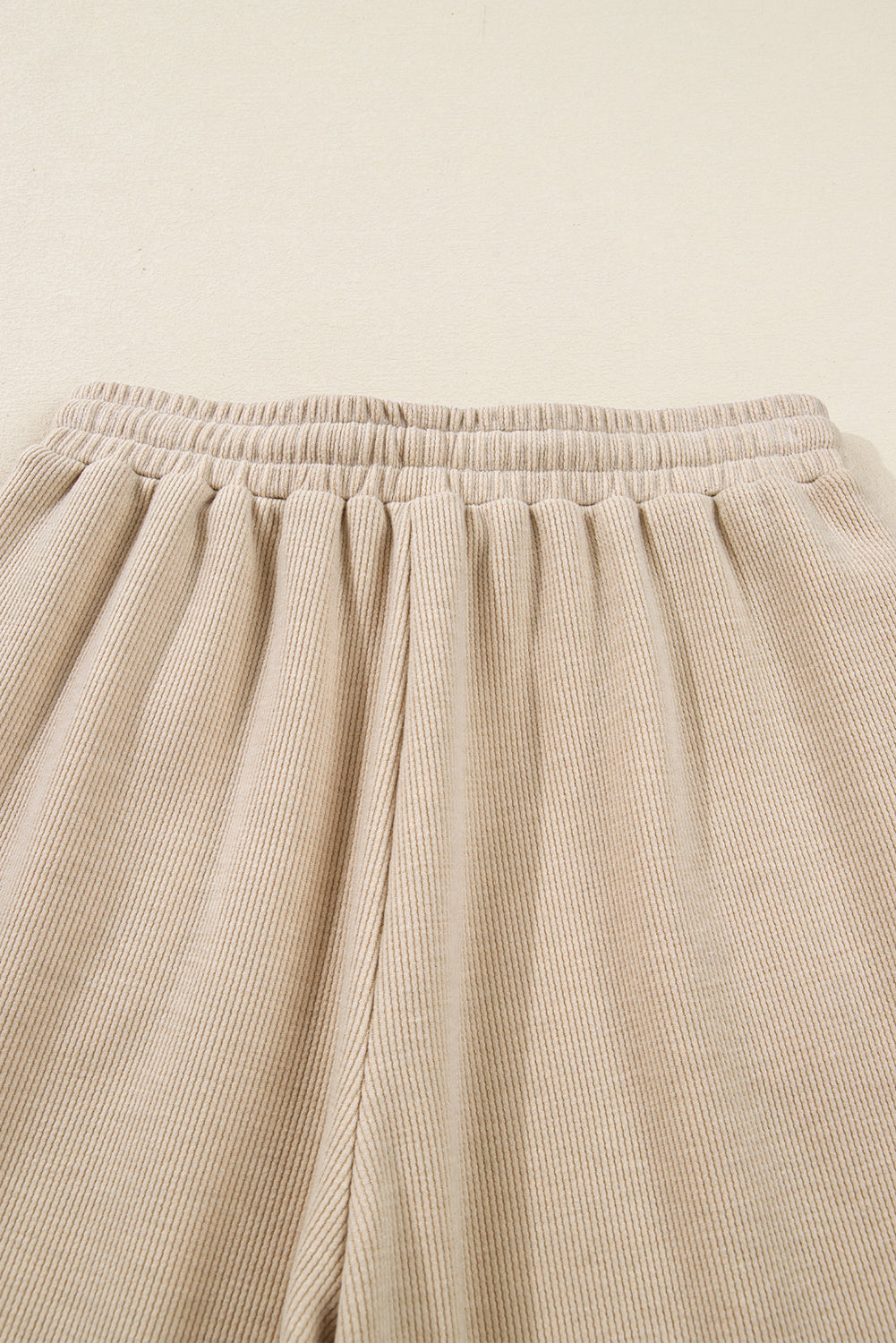 Pullover Hoodie and High Waist Bottoms Soft Cord Co-ord Set - eAura