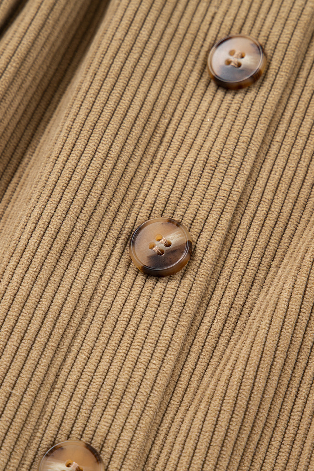 Soft Corduroy Buttoned Front Faux Pockets Mini Skirt - Bottoms/Skirts & Petticoat