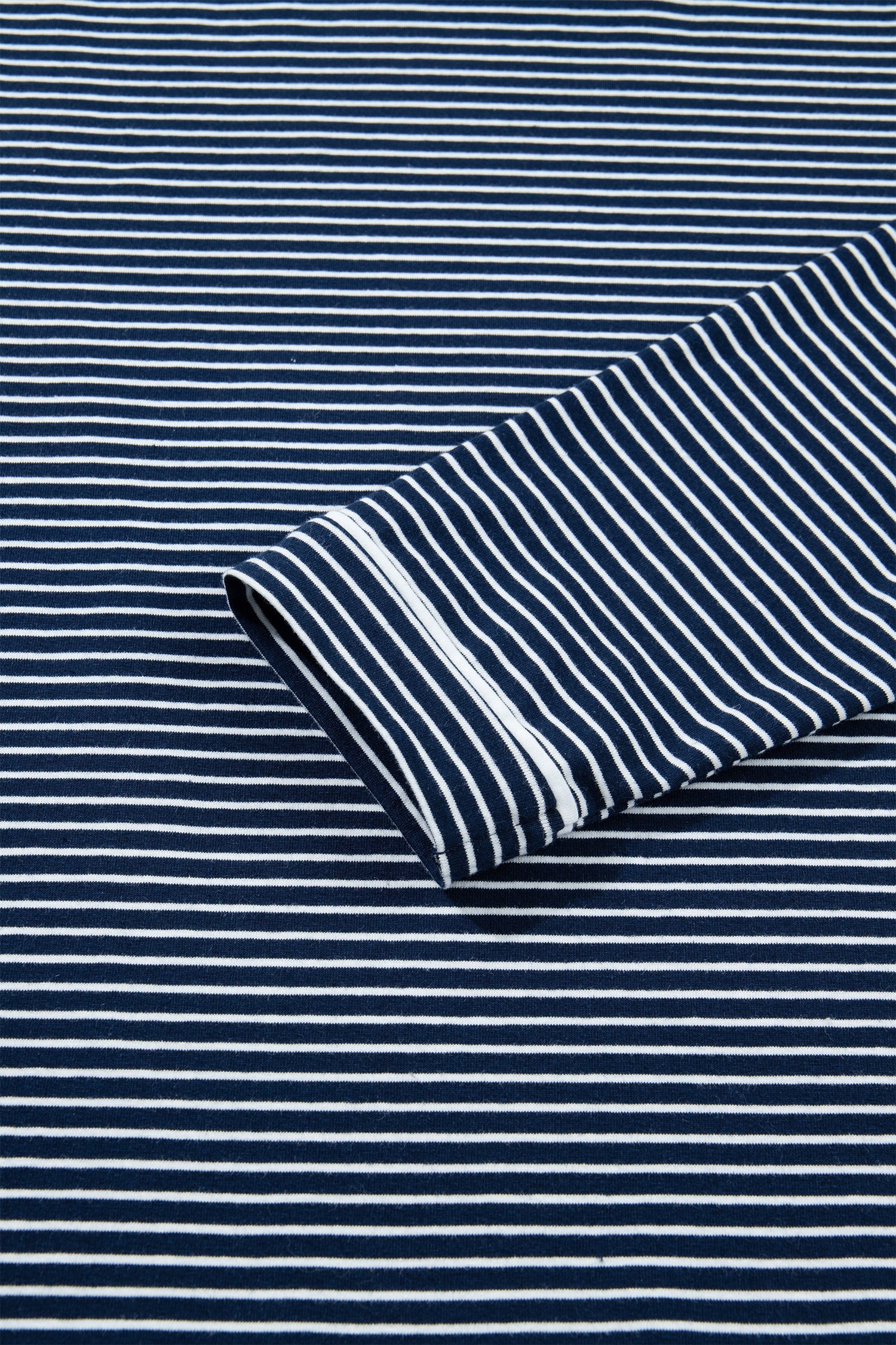 Stripe Drop Shoulder Long Sleeve Tee and Buttoned Shorts Pyjama Set - Loungewear & Sleepwear/Pyjama