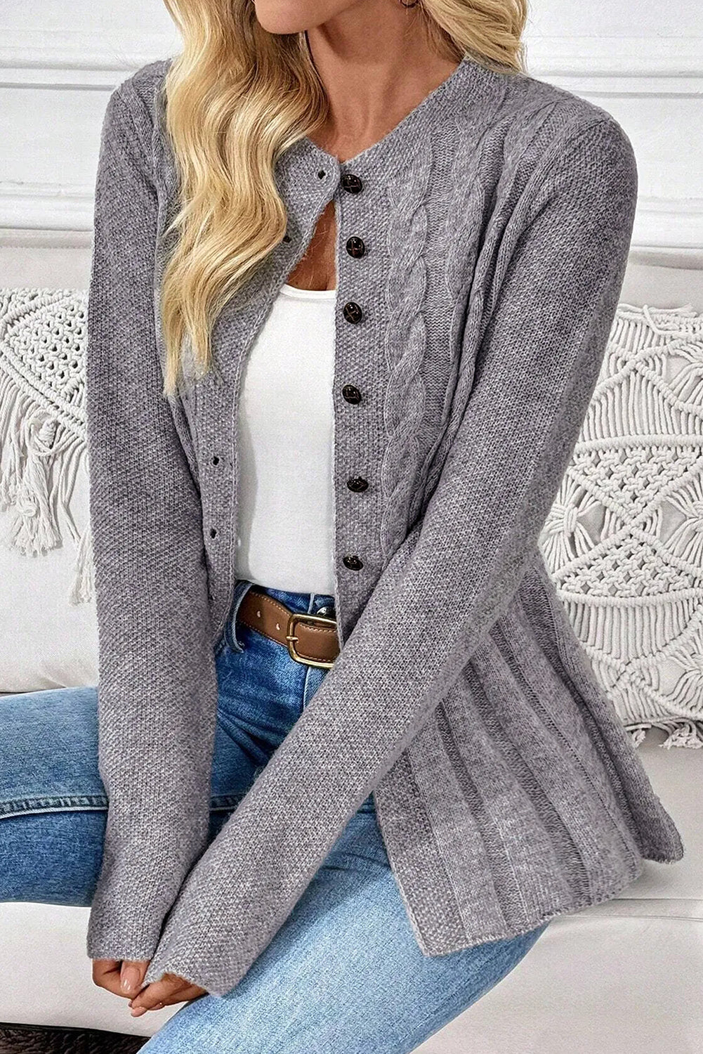Cable Knit Cardigan