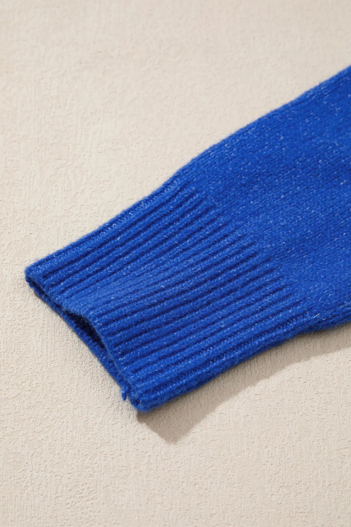 Drop Shoulder Long Sleeve Sweater – Sky Blue