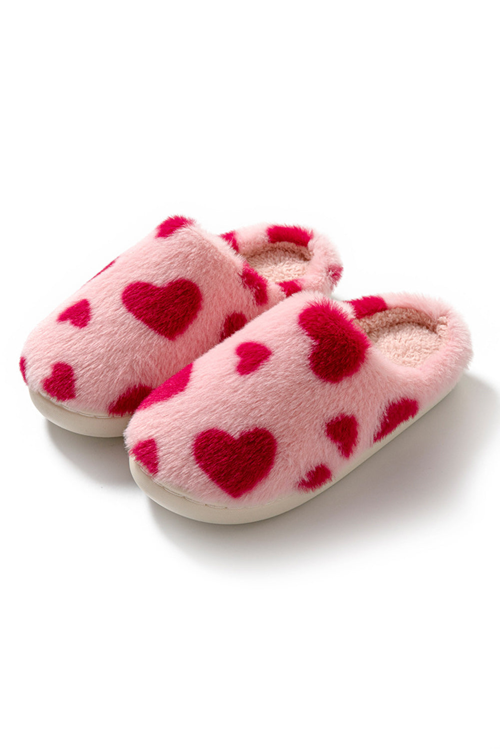 Red Heart Shape Slippers - eAura