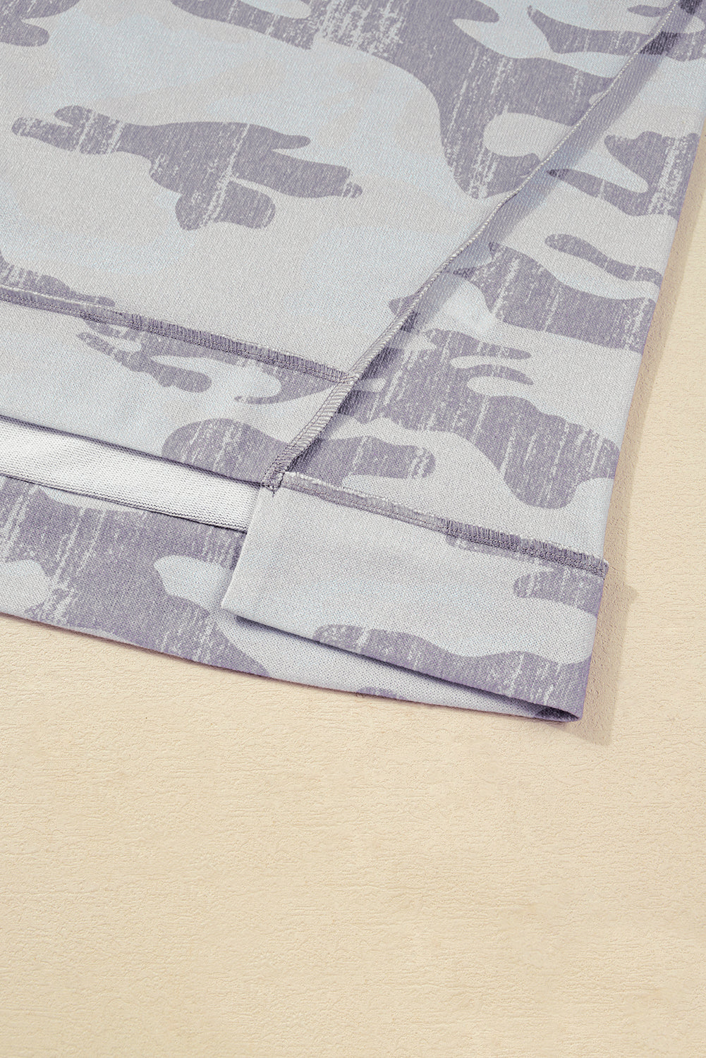 Multicolour Camouflage Print Plus Size Sweatshirt eAura