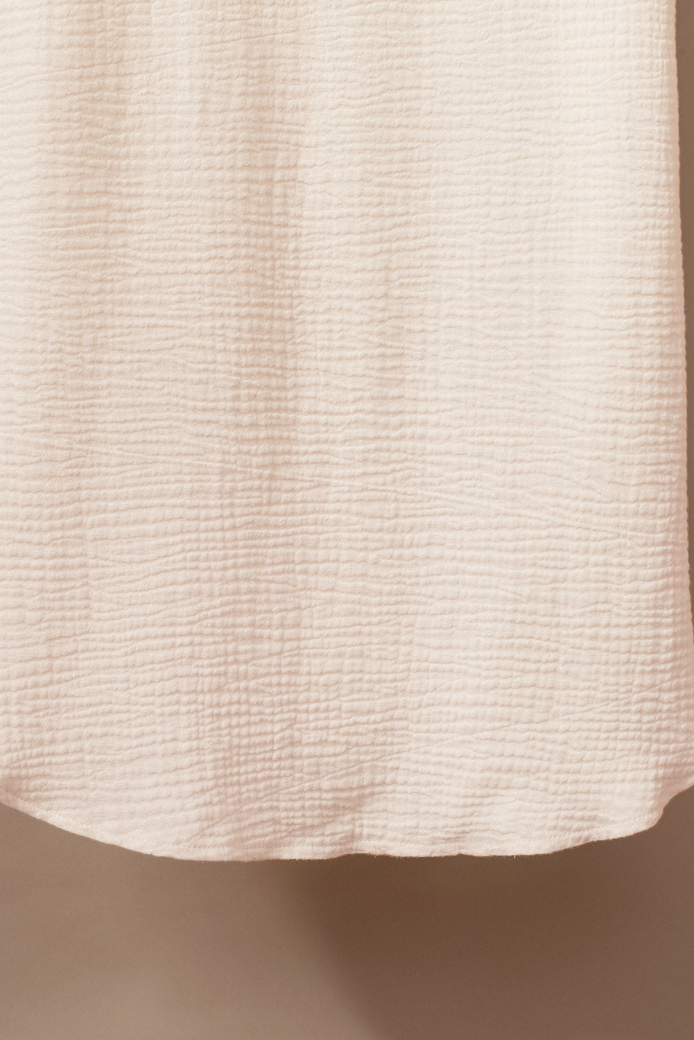 Apricot Crinkled Buttons Maxi Beach Dress with Slits eAura