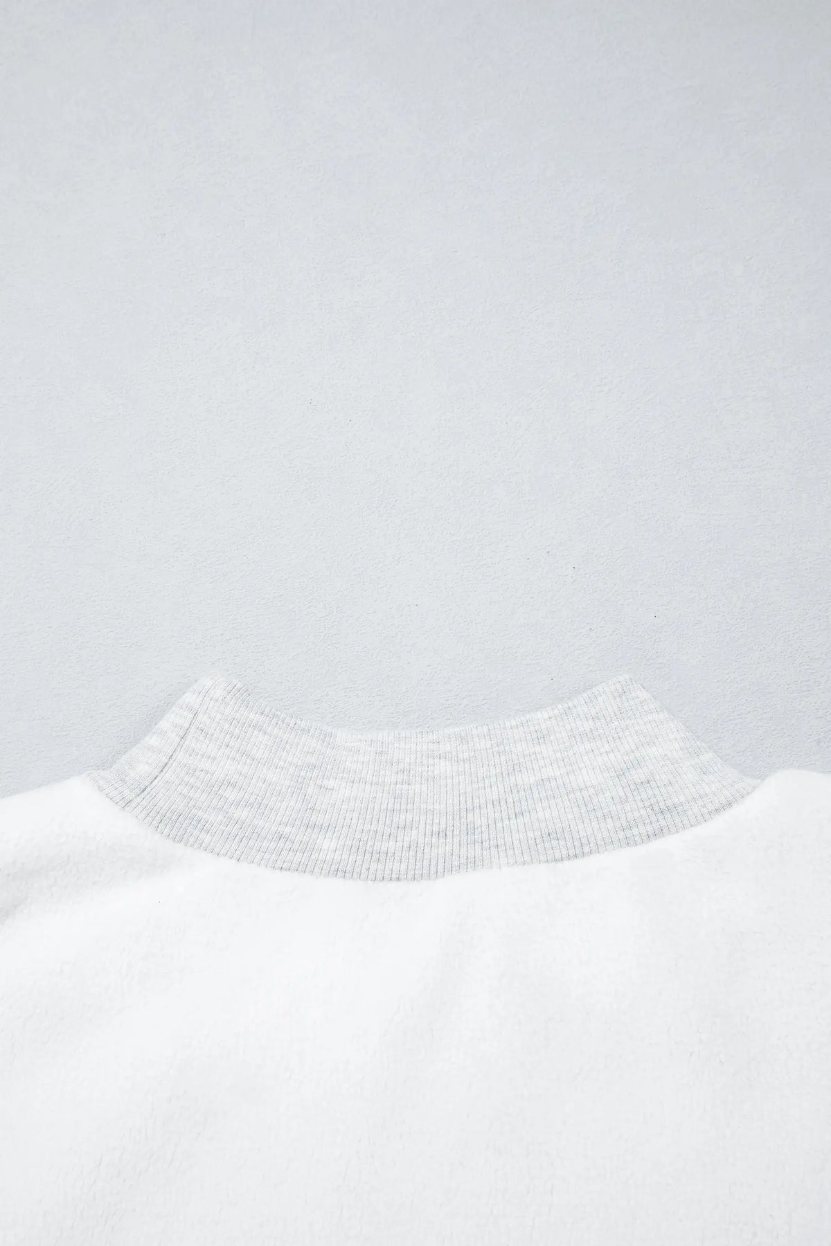 High Neck GAMEDAY/ FOOTBALL Double Side Printed Reversible Sweatshirt – Light Grey