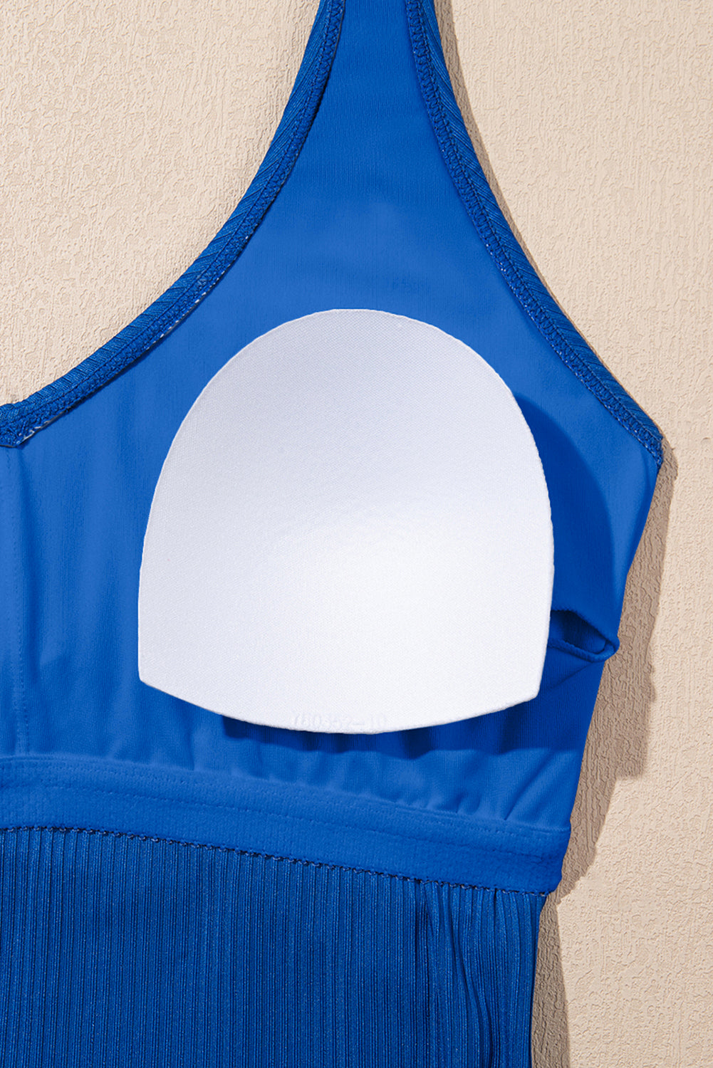 Ribbed Crossed Detail Tankini & Skort Two-Piece Swimsuit