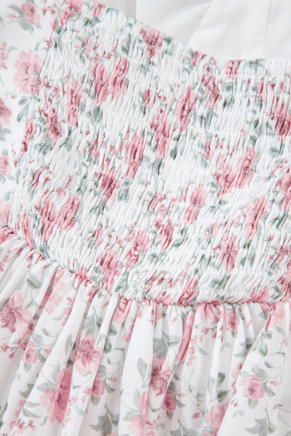 Pink Floral Flutter Peplum Vest Top eAura
