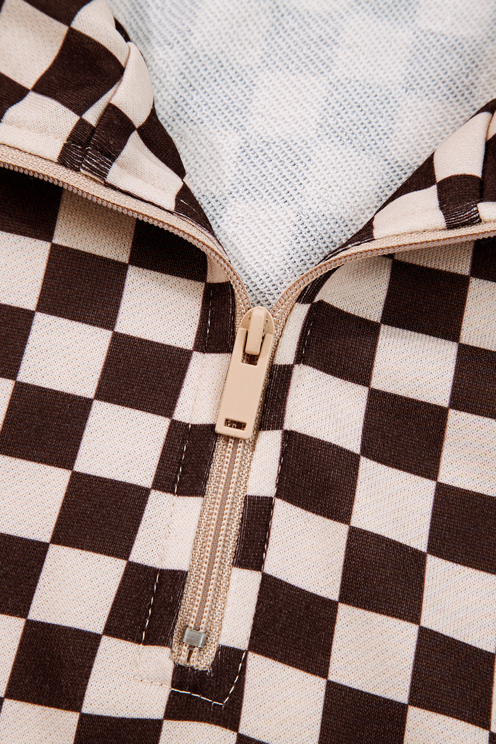 Black Checkered Co-ord Joggers Set eAura
