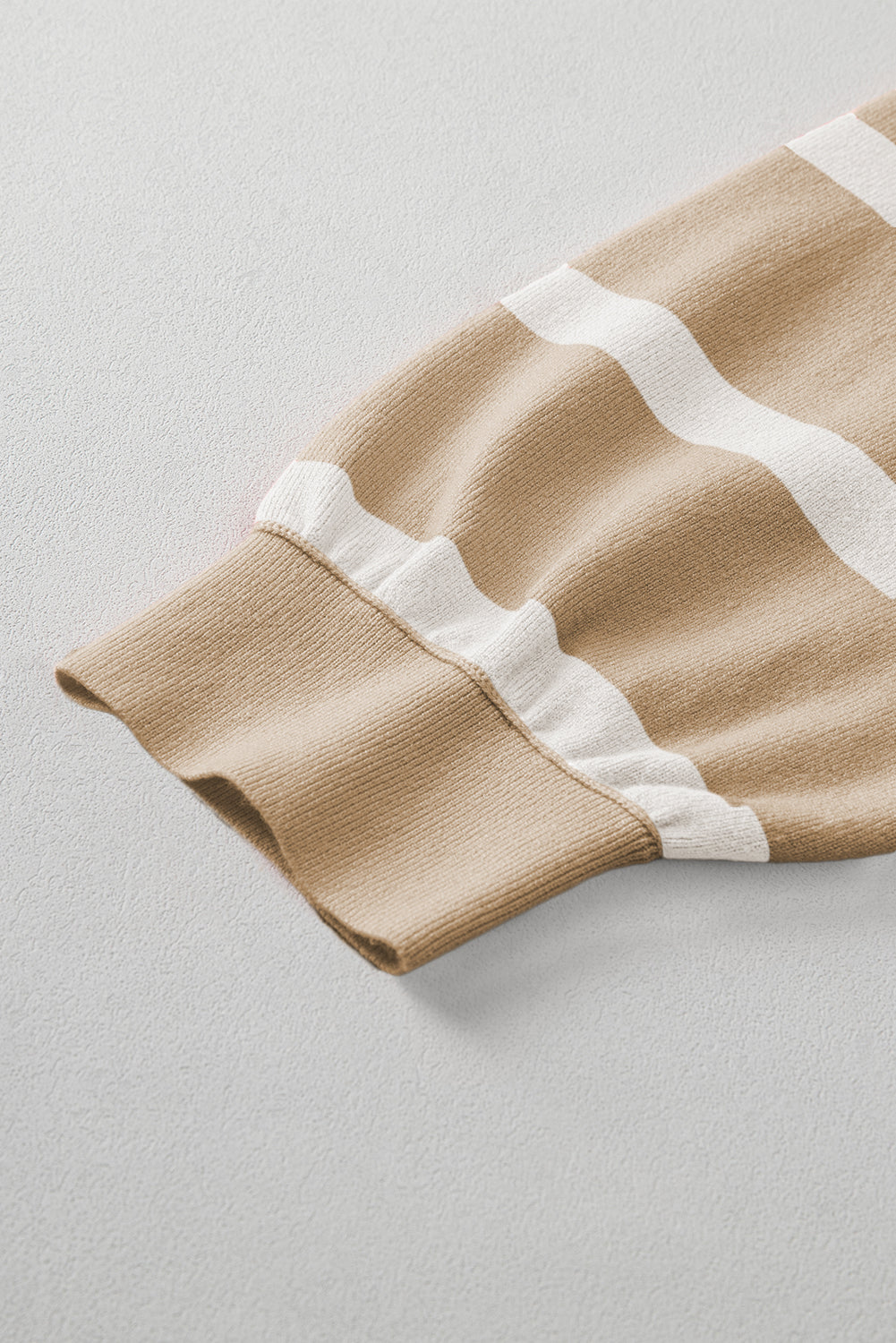 Pink Stripe Colourblock Oversized Sweater eAura