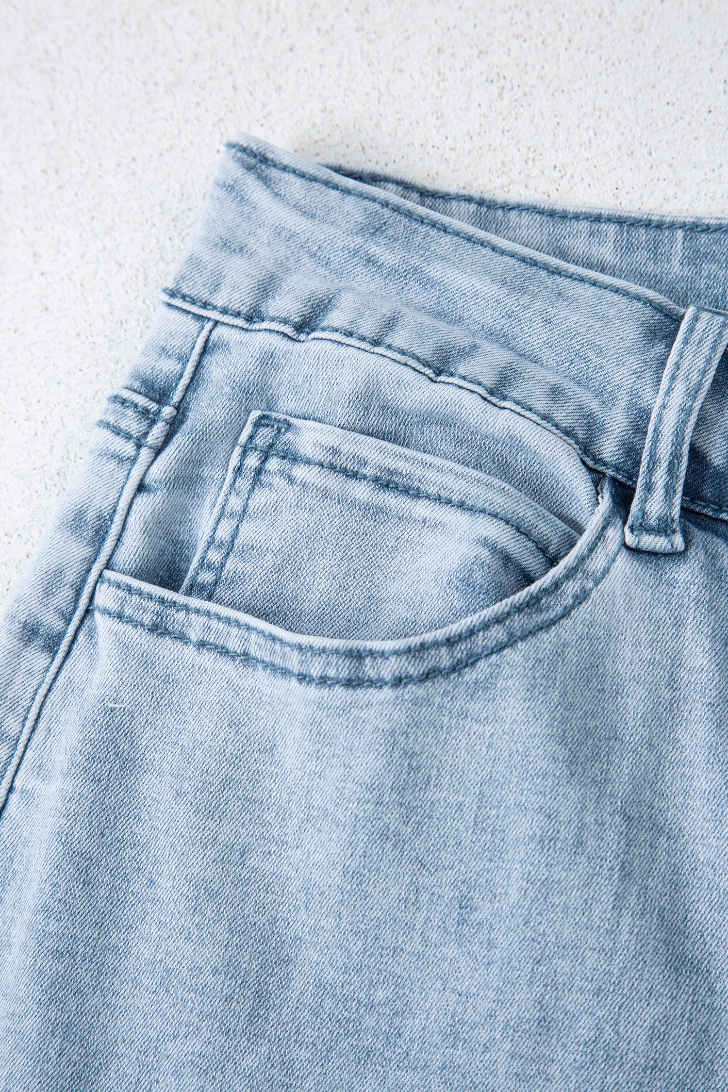 Bow Knot Side Detail Straight Leg Loose Jeans - Bottoms/Jeans