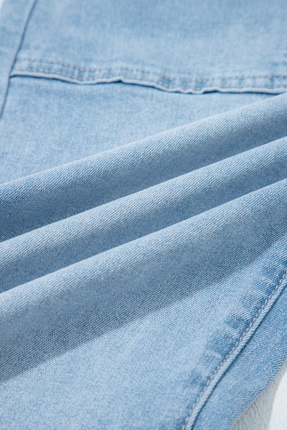 High Rise Barrel Relaxed Patch Pocket Jeans - eAura