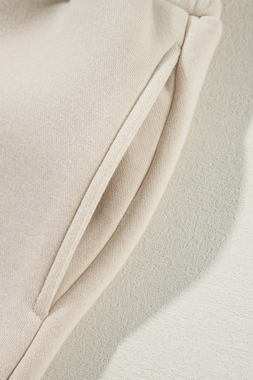 Drop Shoulder Zip Up Jacket Drawstring Joggers Co-ord Set - eAura