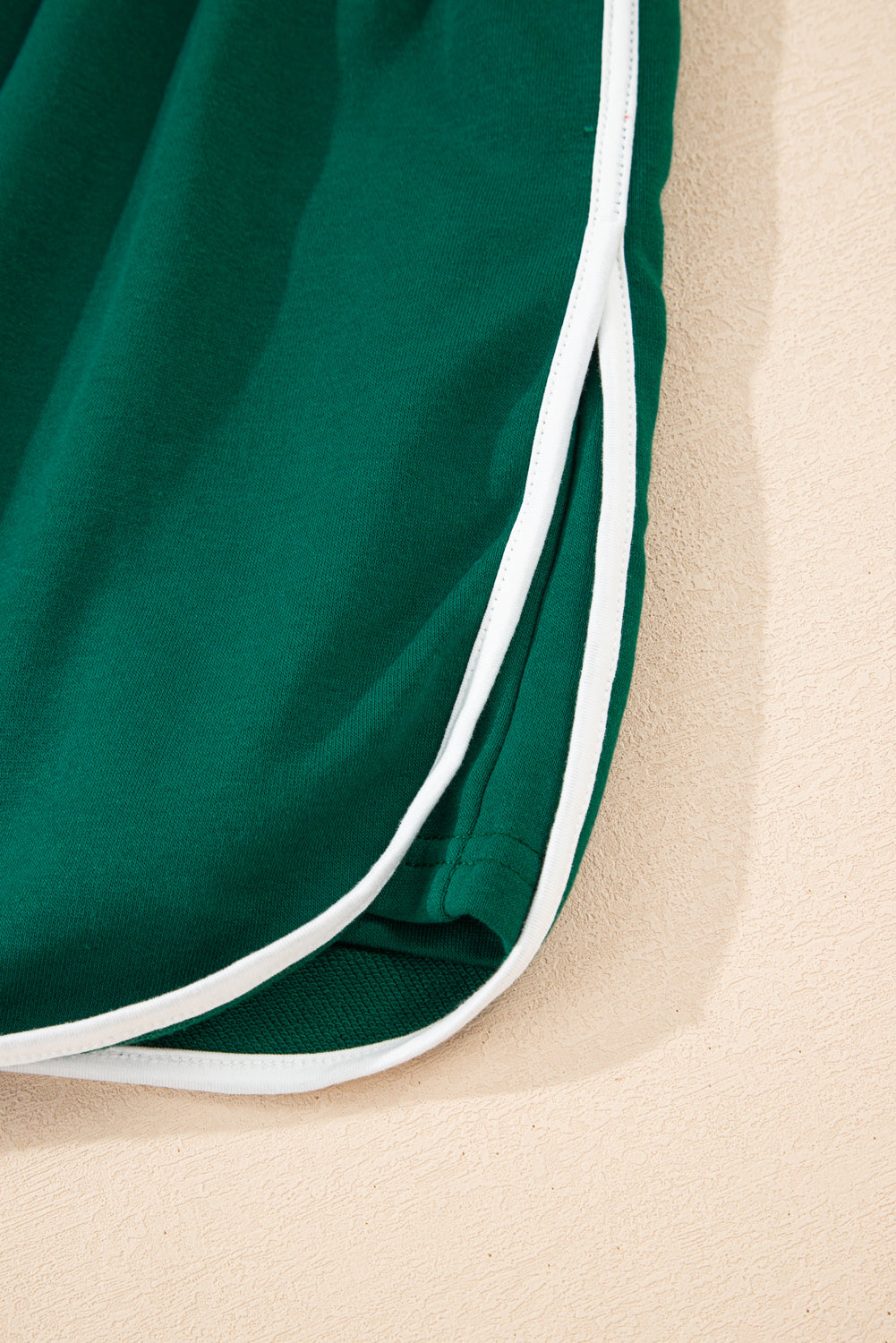 Varsity Stripe Detail Drop Shoulder Pullover Mini Skort Co-ord Set - eAura