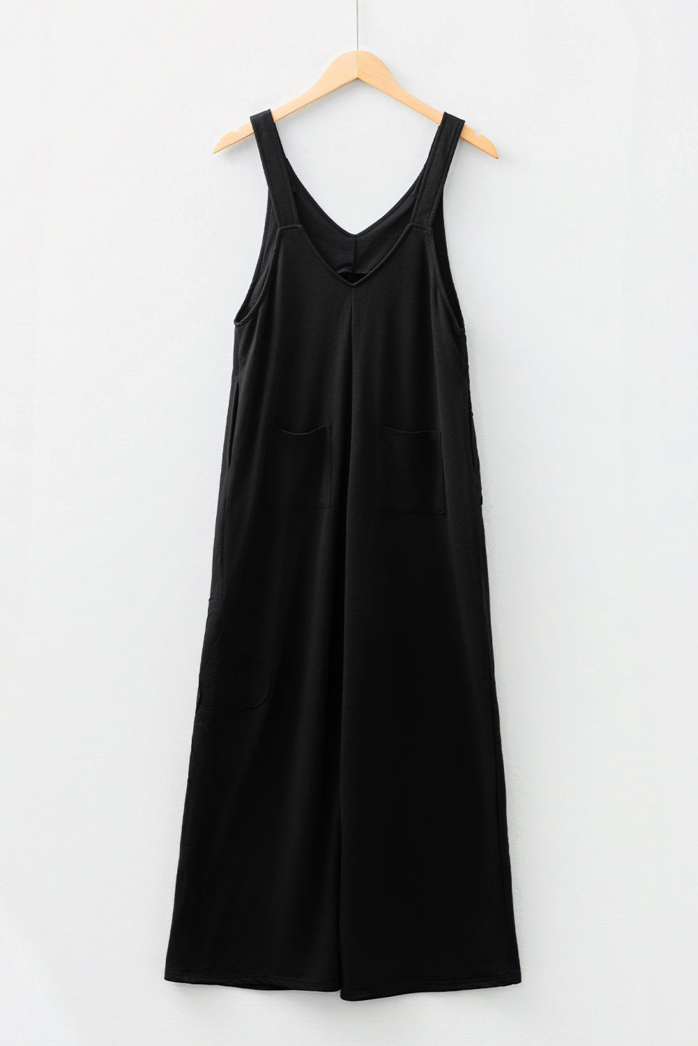 Raw Seam Big Flower Patched Loose Overall Jumpsuit - eAura