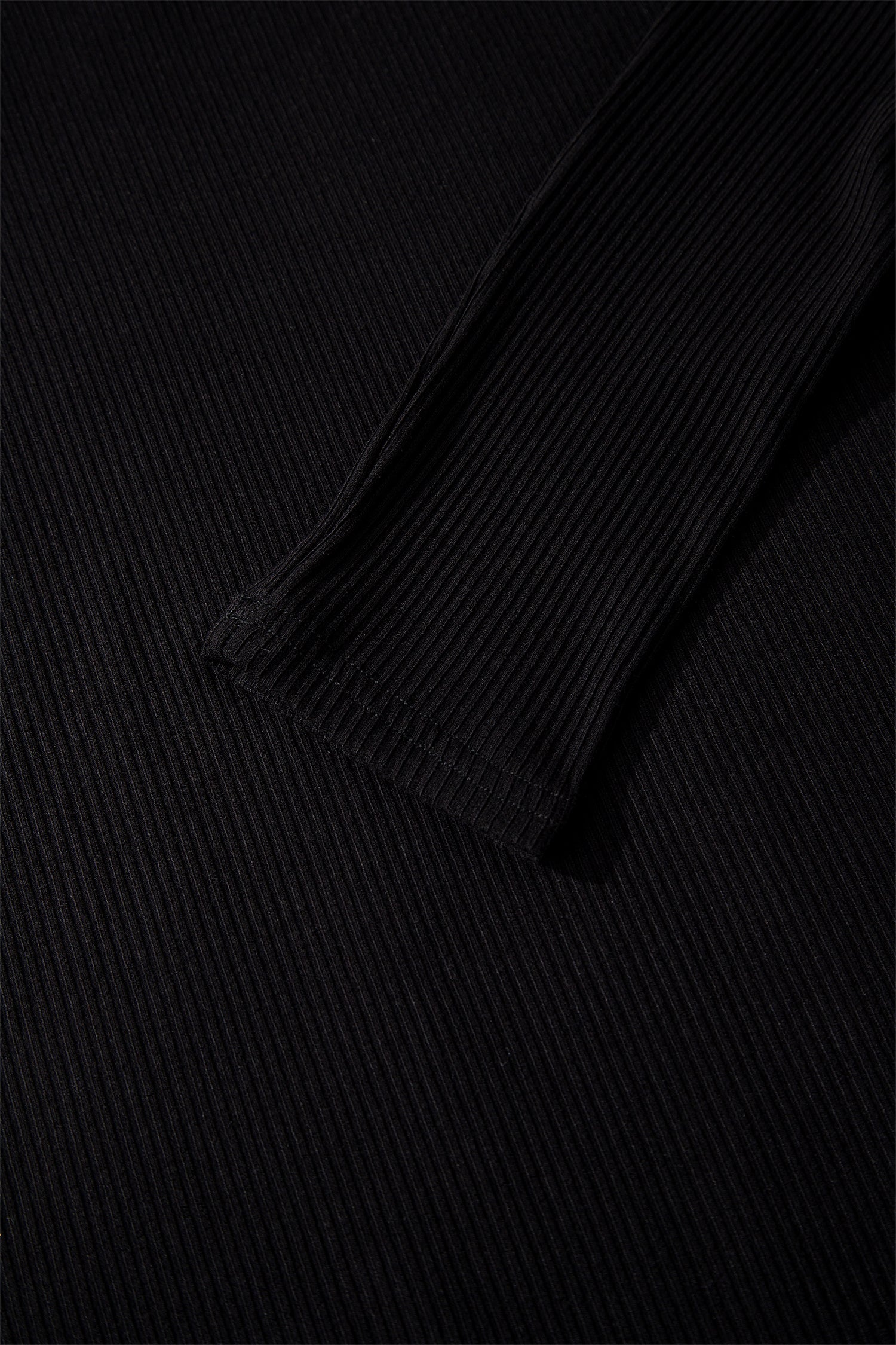 Ribbed Long Sleeve Crew Neck Bodysuit - eAura