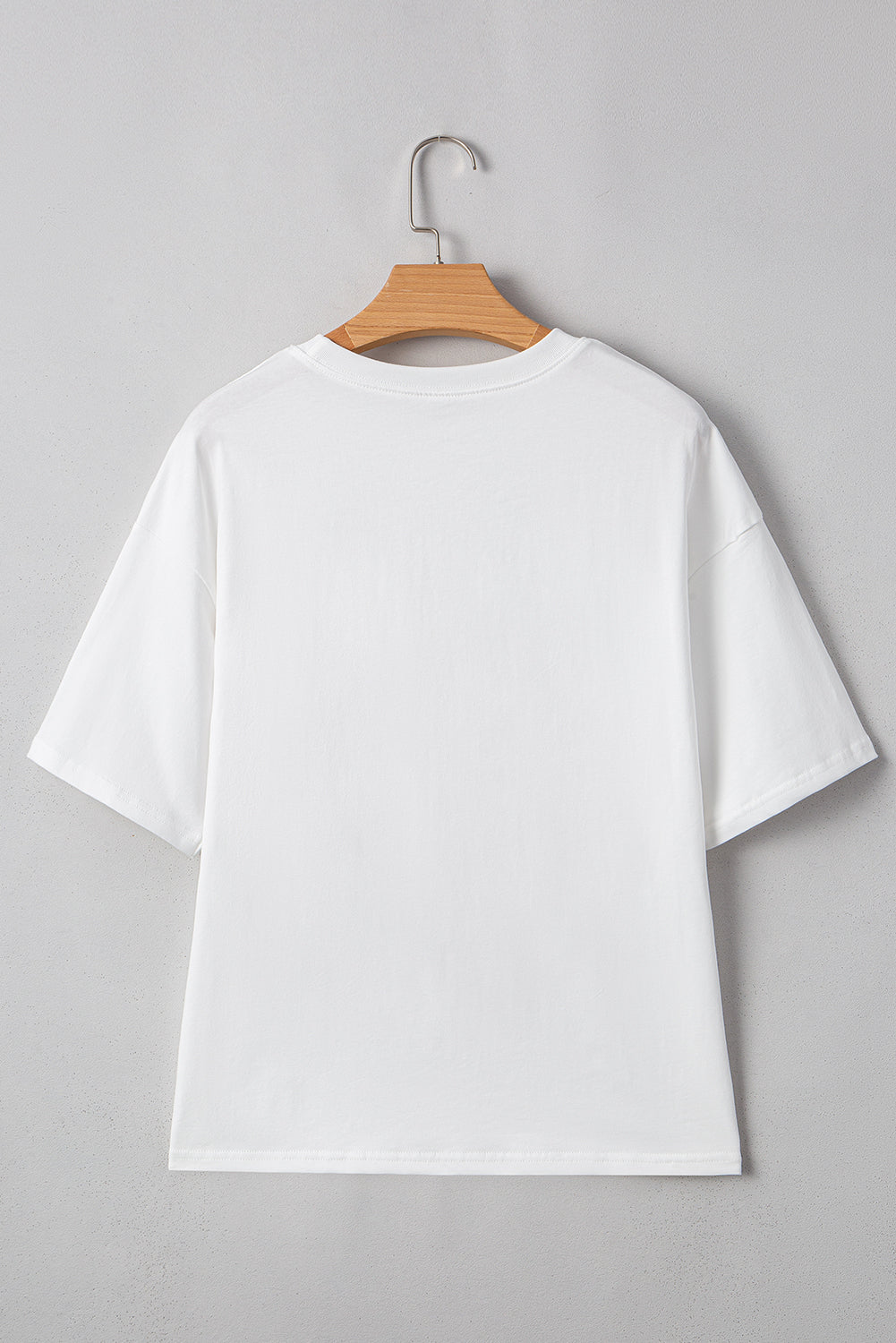 White Flag Bow Graphic Crewneck Tee eAura