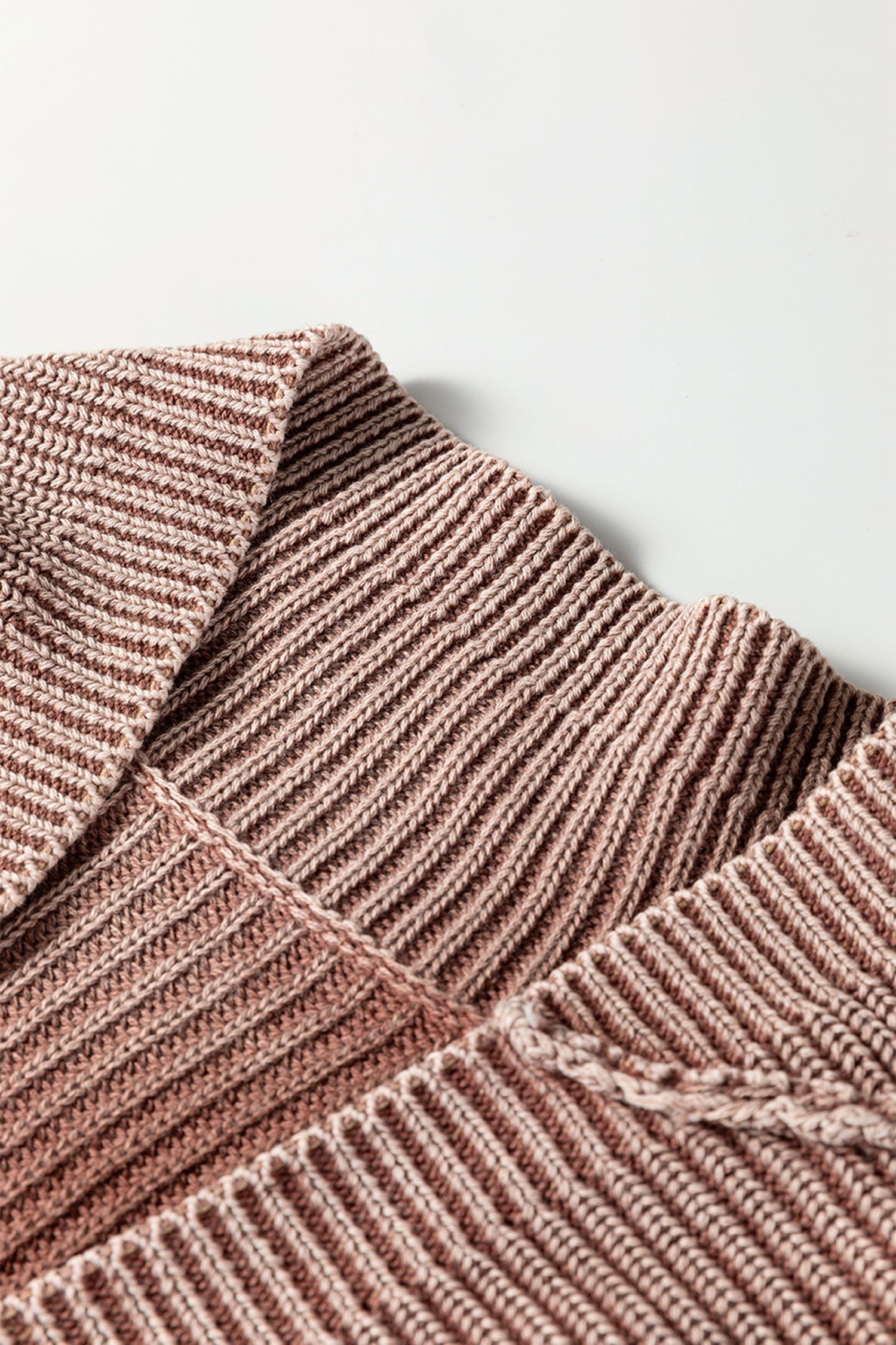 Mineral Wash Exposed Seam Patchwork Knit Open Sweater Cardigan - Sweaters & Cardigans/Cardigans