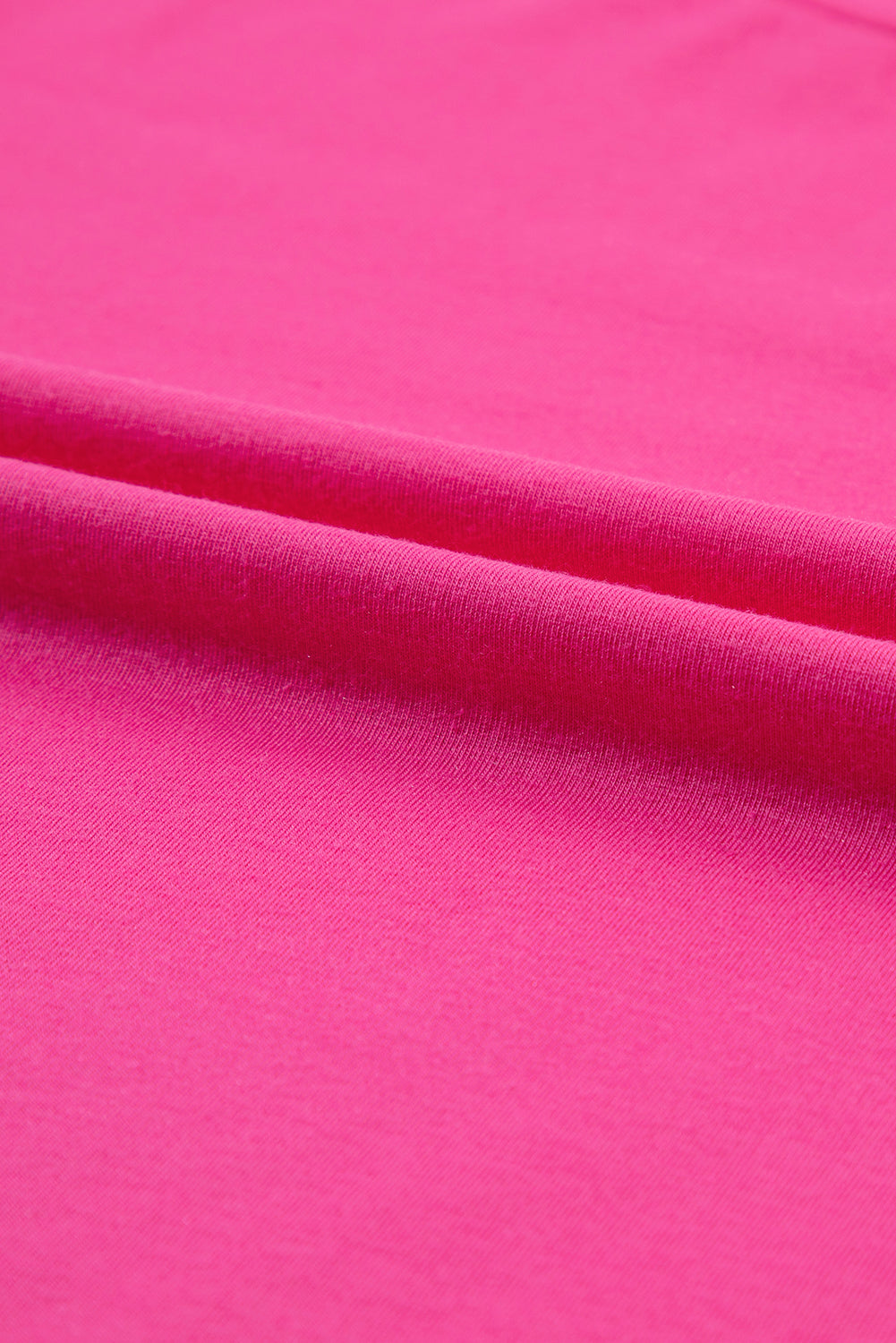 Casual Plain Crew Neck Tee T-Shirt