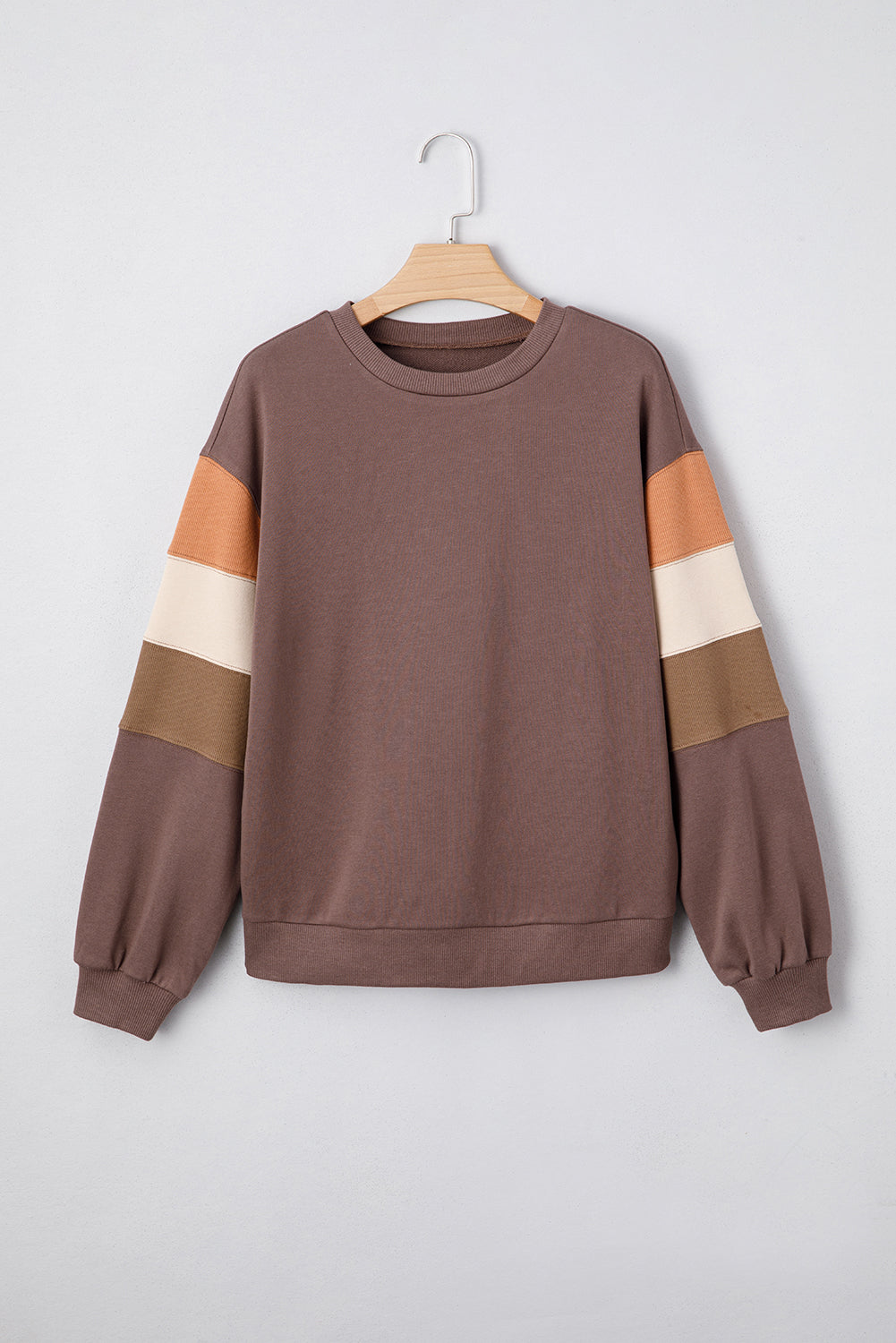 Drop Shoulder Pullover Casual Sweatshirt - eAura