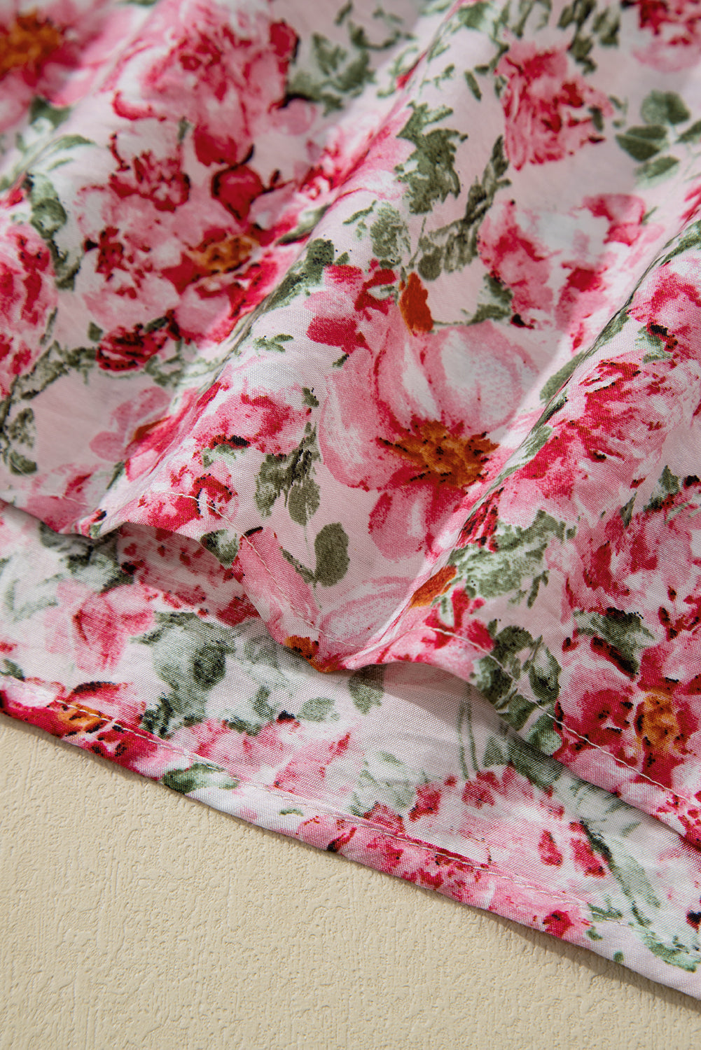 Pink Floral Lace Tied Strap Empire Waist Maxi Dress eAura