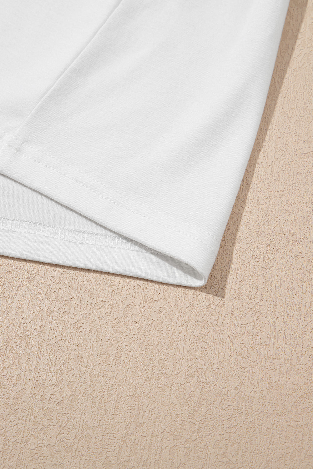 White Hollow Out Embroidered Short Sleeve O Neck Top eAura