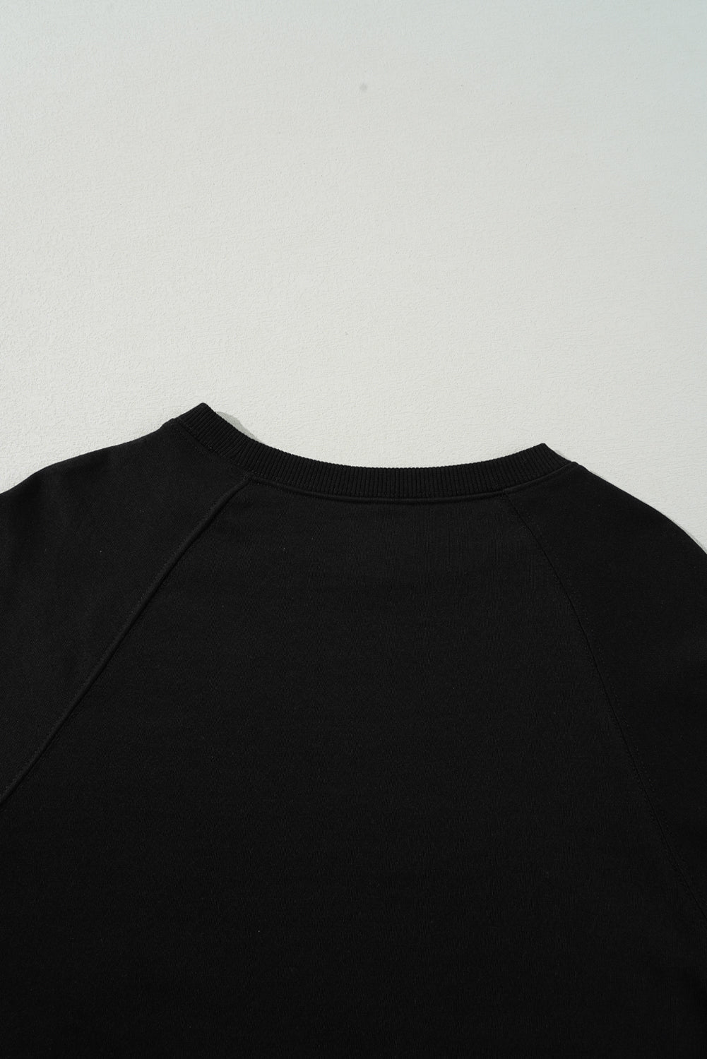 Black Rainbow Colourblock Striped Pullover Sweatshirt eAura