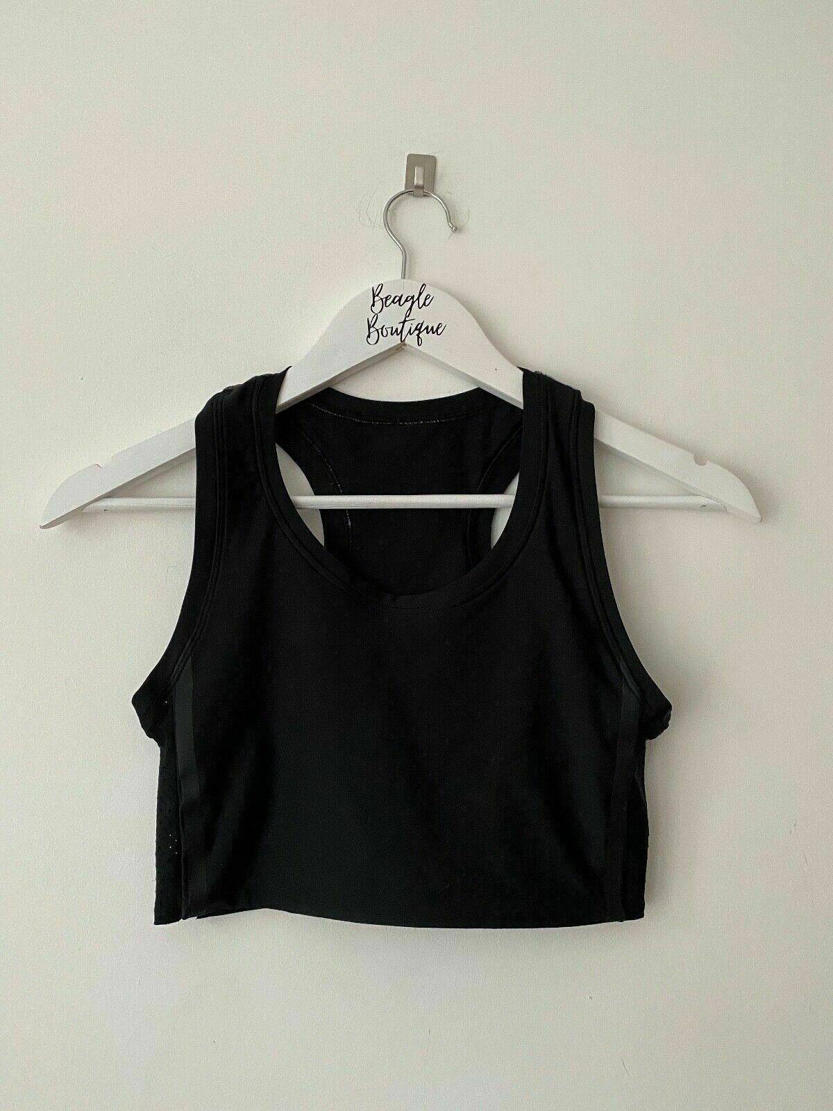 Crop Top Racer Tank Top Floral Design Size 8 - BB Fashion Outlet