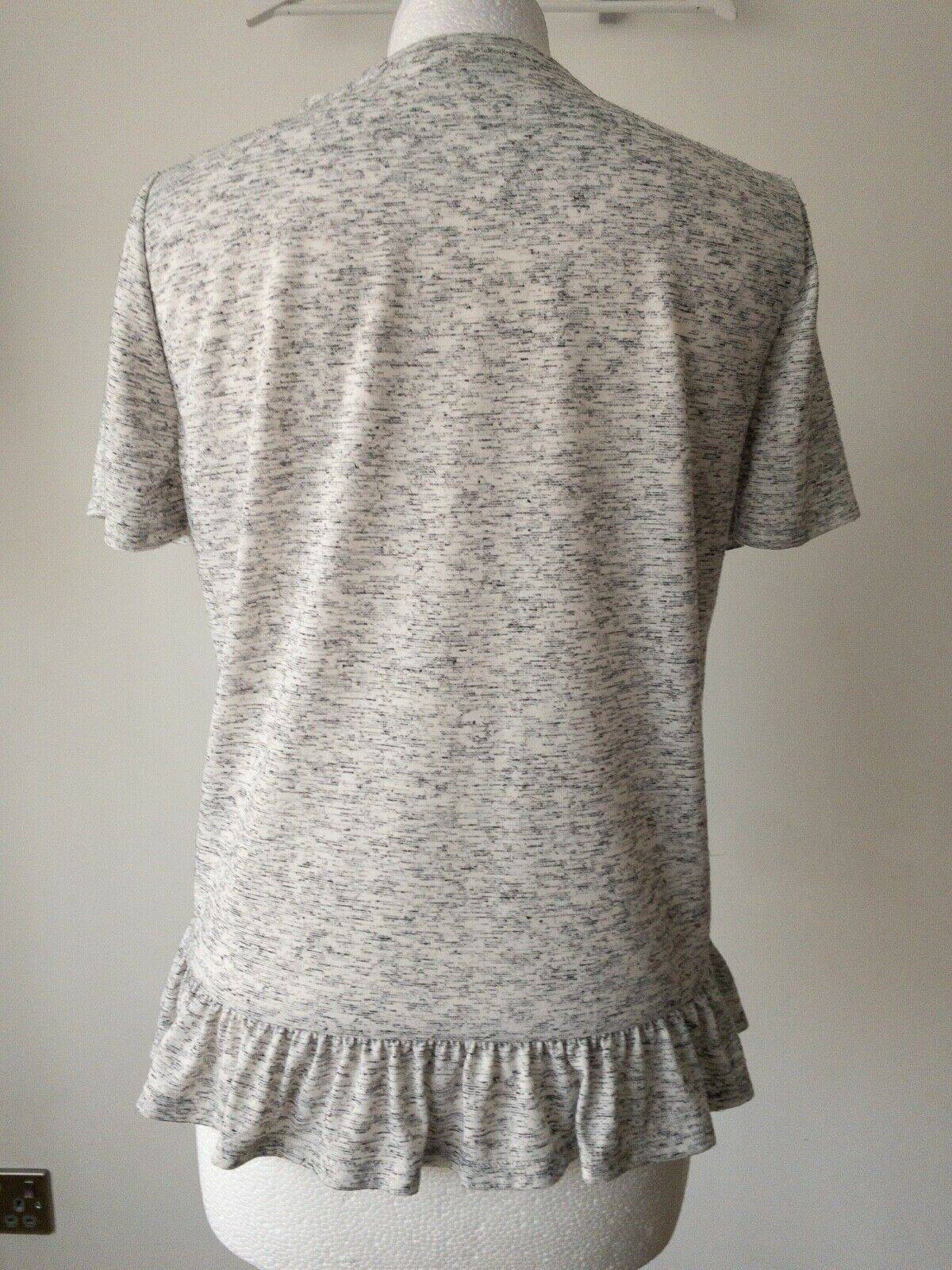 Styletex Grey Top Size 10 Metallic Embroidered - Beagle Boutique Fashion Outlet