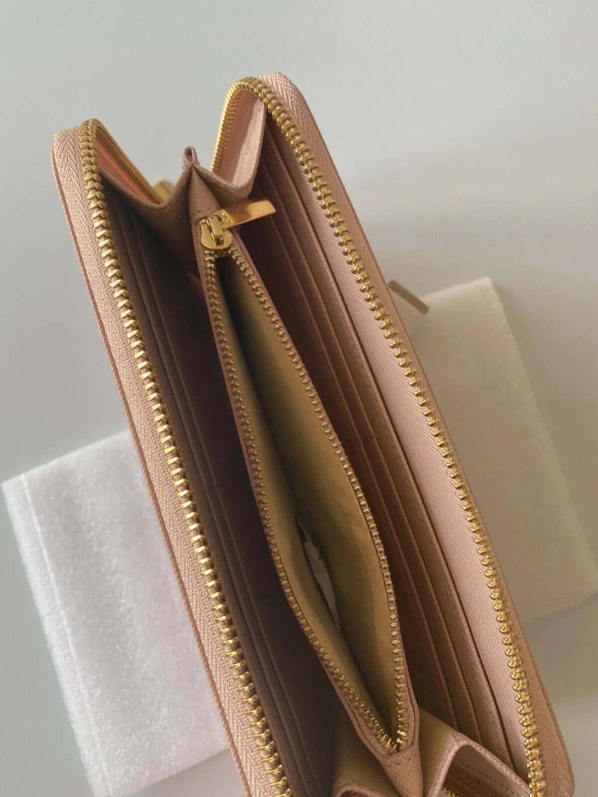 BTFY Saffiano Large Purse - Nude - BB Fashion Outlet