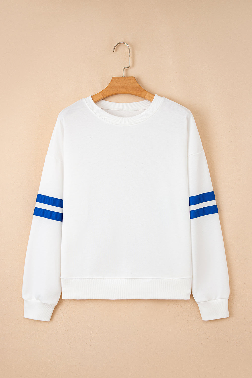 Striped Detail Drop Shoulder Oversized Sweatshirt
