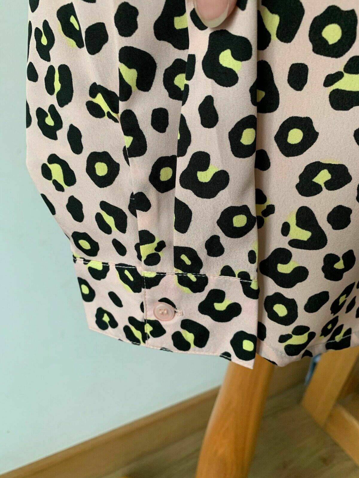 Brave Soul Blush Pink Leopard Print Long Sleeve Shirt Size XS - Beagle Boutique Fashion Outlet