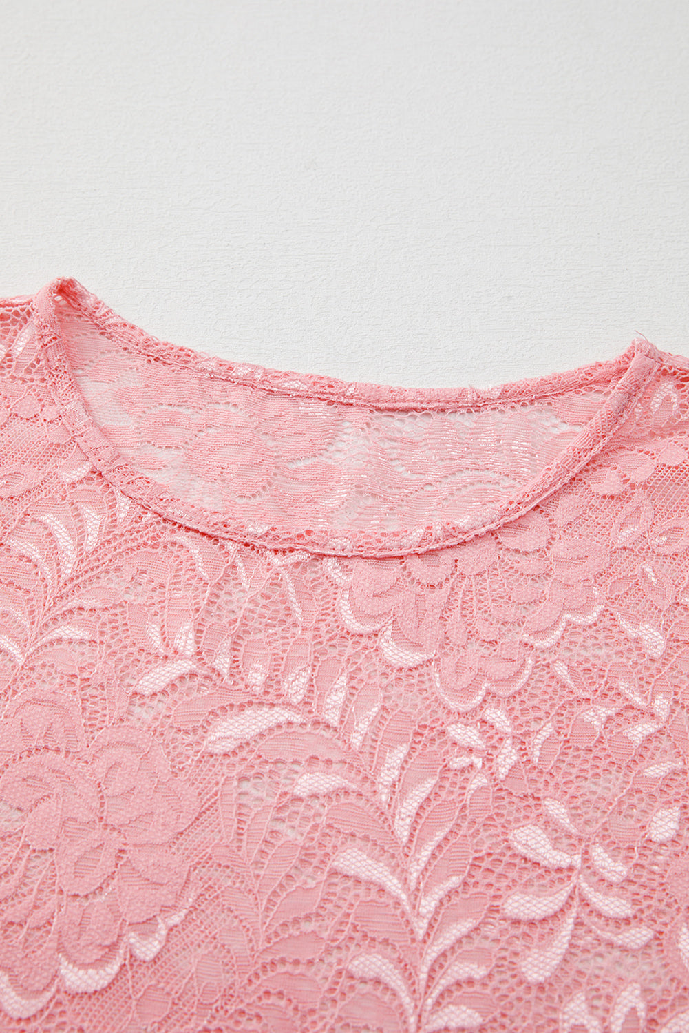 Blossom Floral Lace Sheer Long Sleeve Top eAura