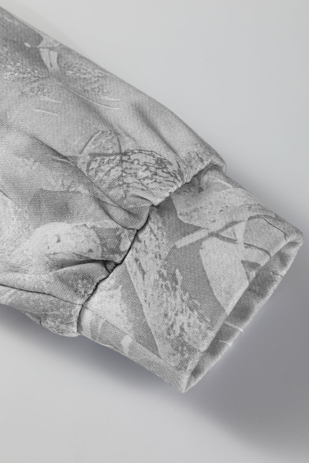 Camouflage Woodland Print Oversized Sporty Hoodie - eAura