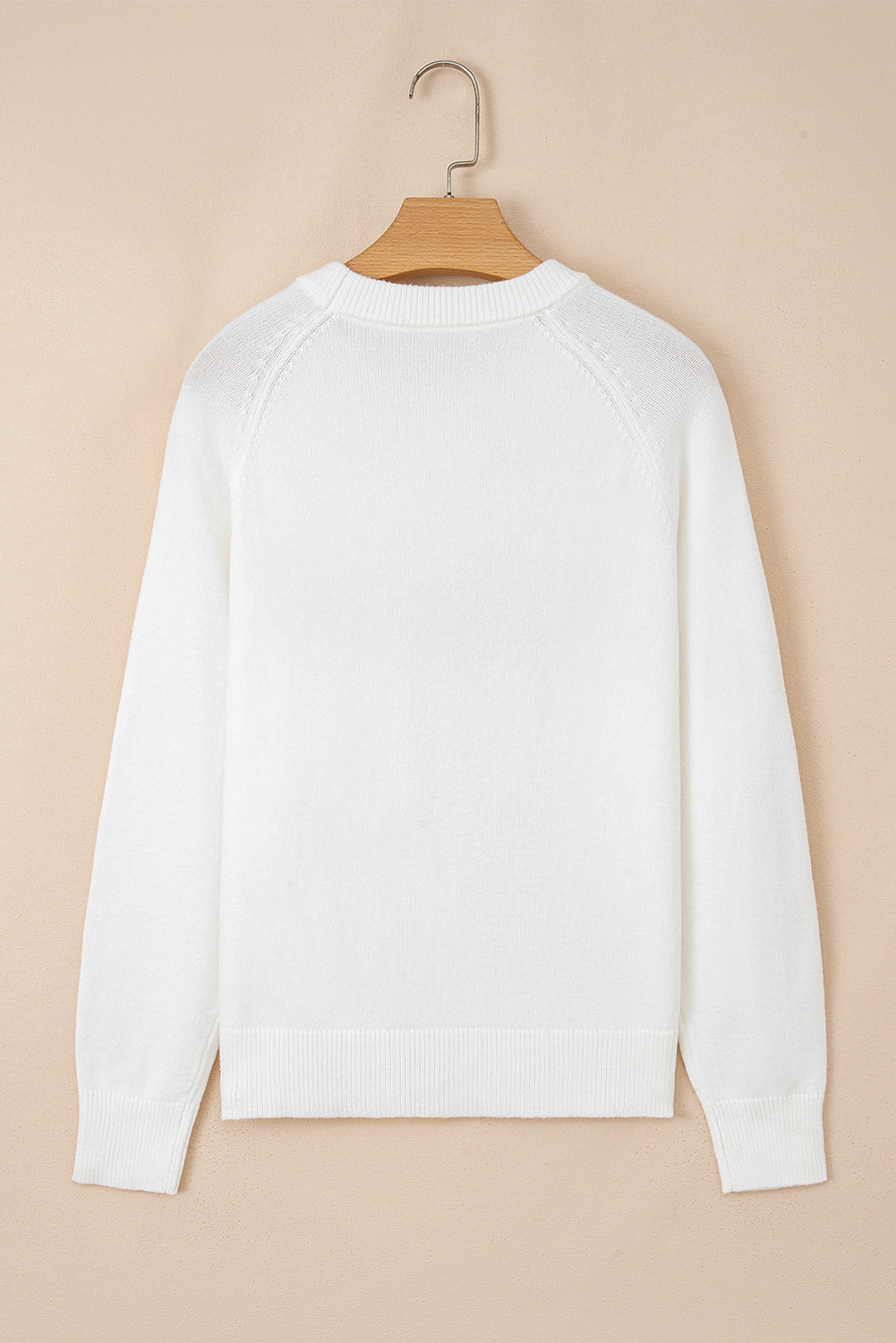 MERRY Christmas Raglan Sleeve Sweater eAura